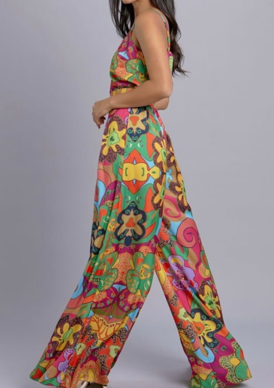 1969 Vintage-Inspired Cami & Wide Leg Set - Bella Boutique & Bellasbylola.com
