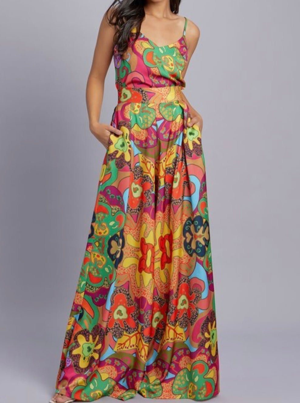 1969 Vintage-Inspired Cami & Wide Leg Set - Bella Boutique & Bellasbylola.com