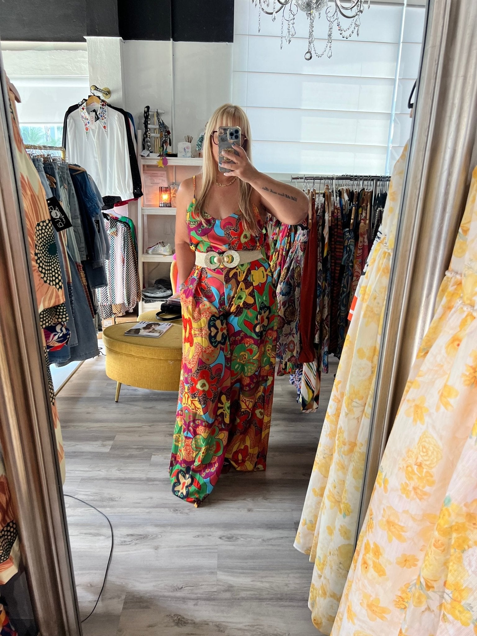 1969 Vintage-Inspired Cami & Wide Leg Set - Bella Boutique & Bellasbylola.com