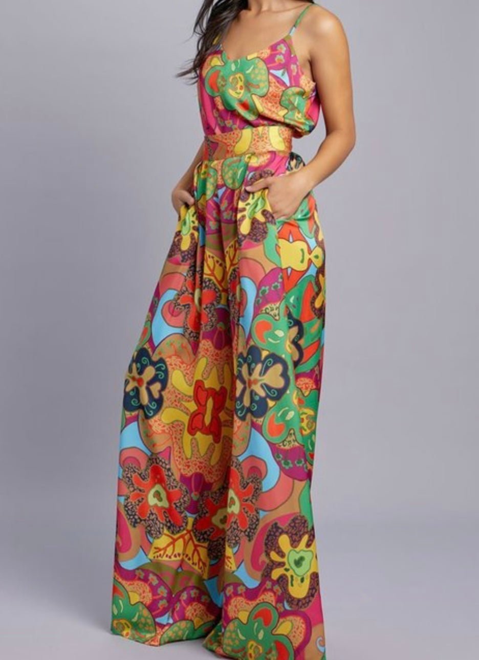 1969 Vintage-Inspired Cami & Wide Leg Set - Bella Boutique & Bellasbylola.com