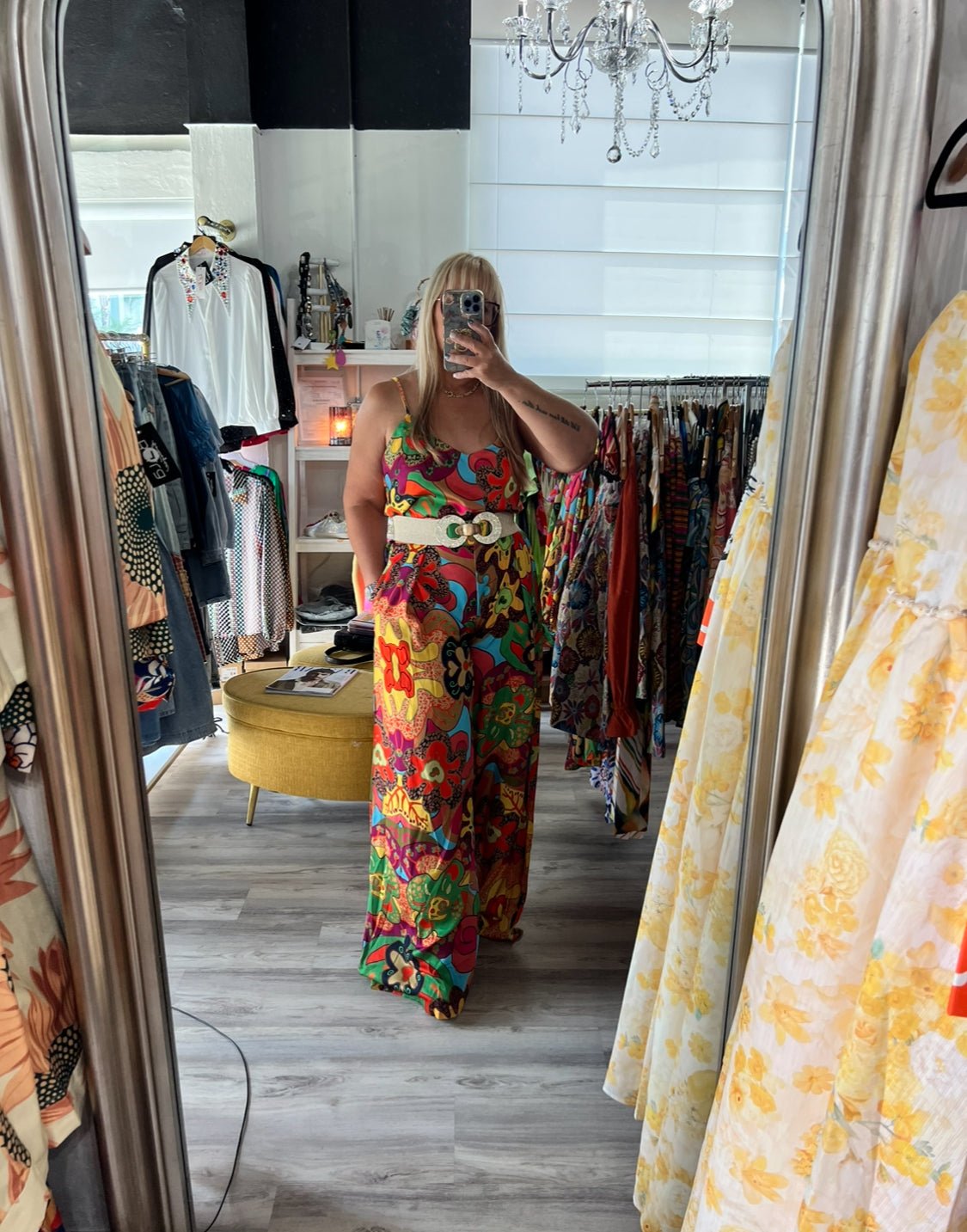 1969 Vintage-Inspired Cami & Wide Leg Set - Bella Boutique & Bellasbylola.com