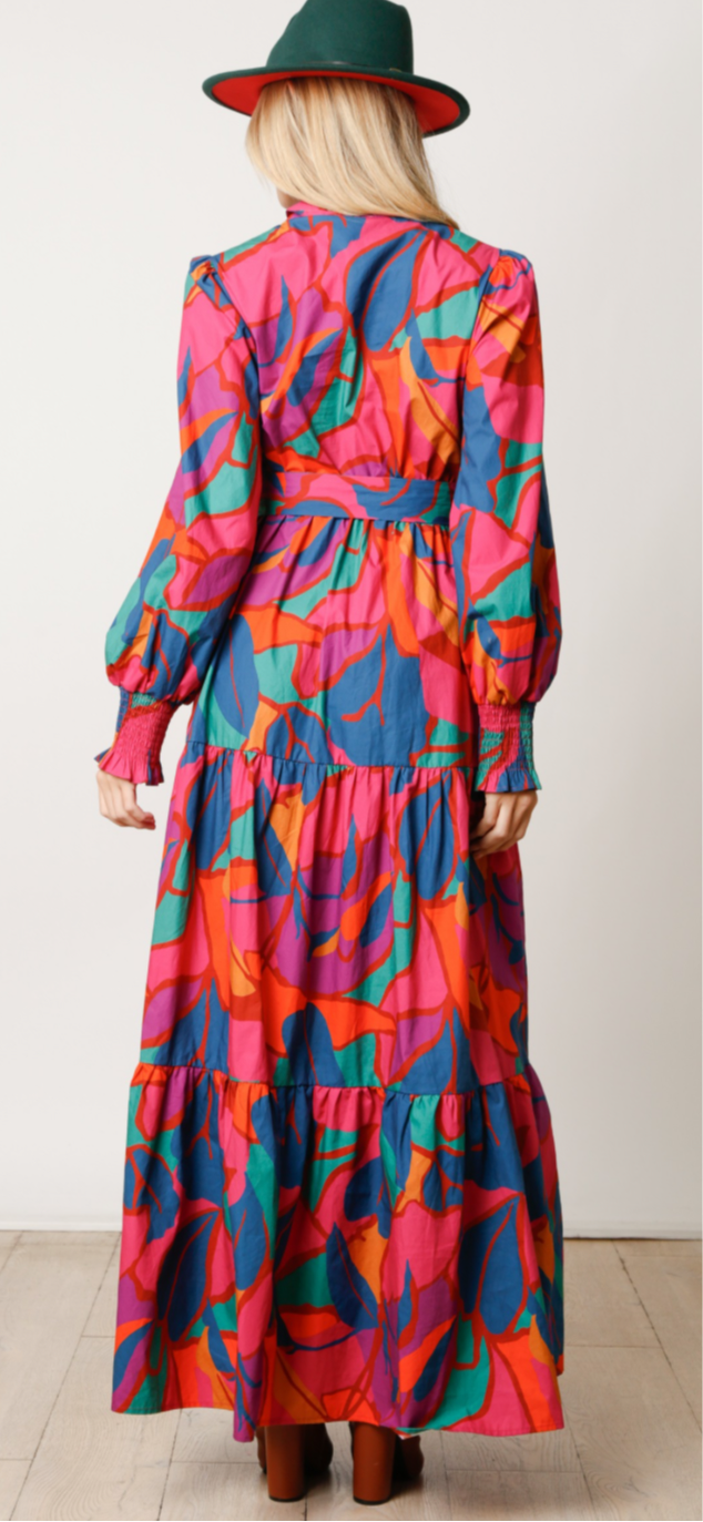 Button Down Shirts Maxi Dress - Tax Included