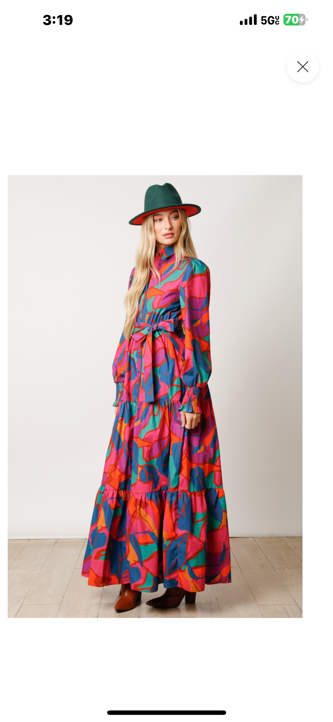 Button Down Shirts Maxi Dress - Tax Included