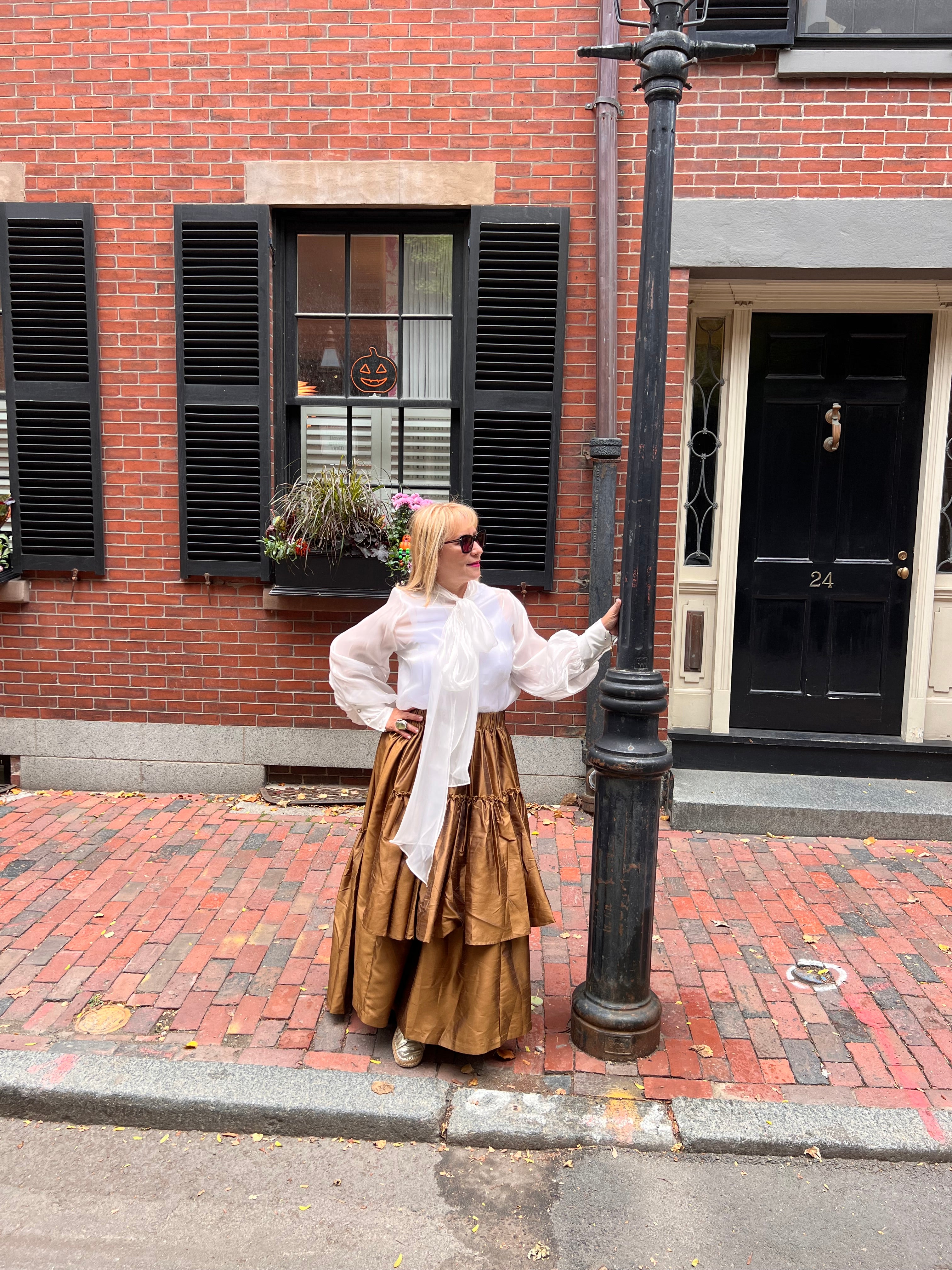 Fine Organza Boho Chic Bowtie Blouse /Premium Clothing💫 - True to size