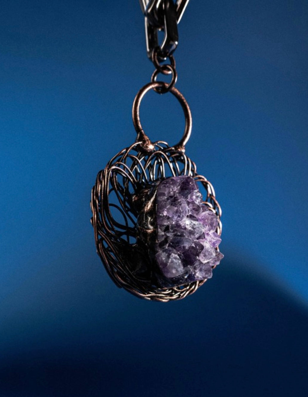 Collar de Amatista - Amethyst Necklace - Hecho en Málaga, España