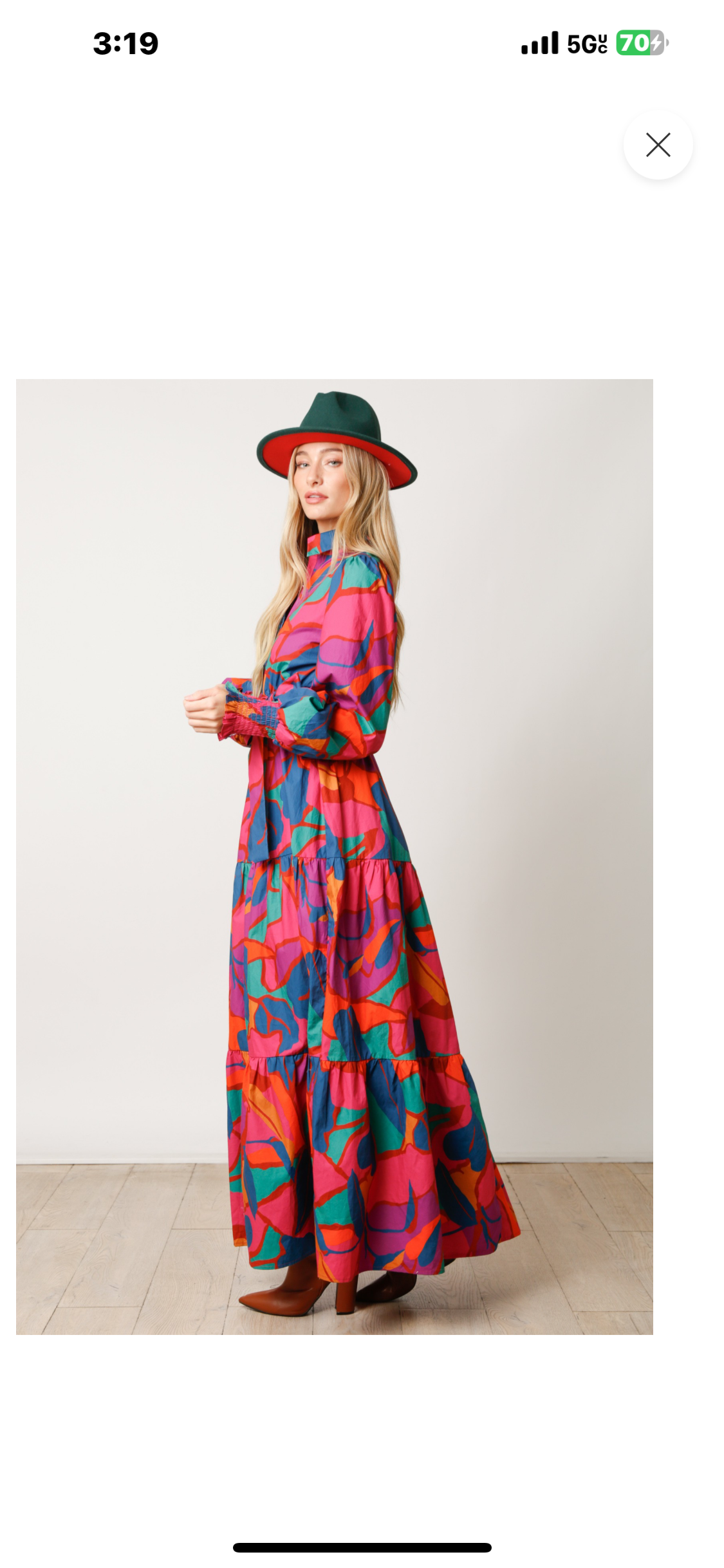 Button Down Shirts Maxi Dress - Tax Included