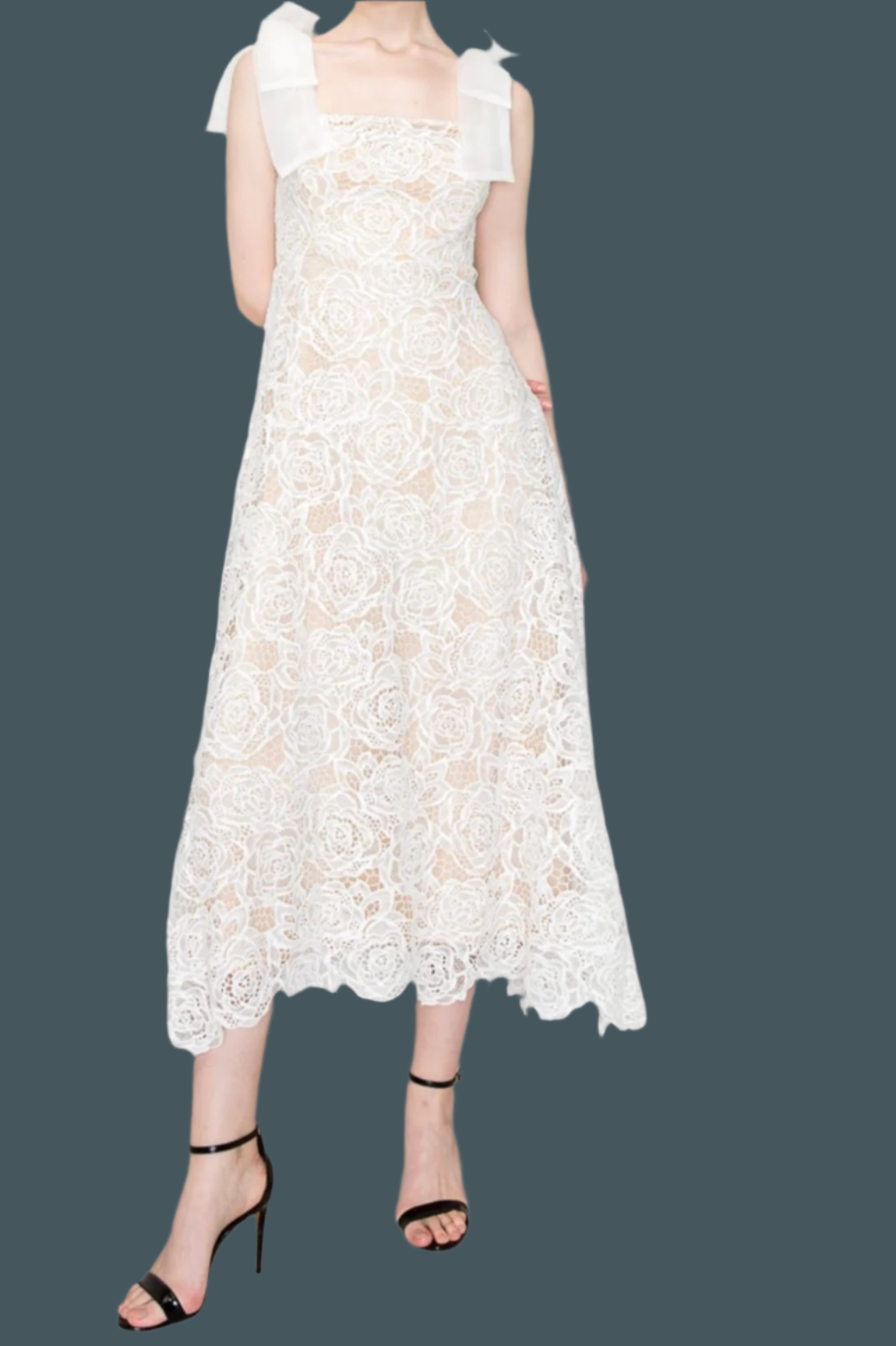 White Lace Midi Dress - New ✨ - Bella Boutique & Bellasbylola.com