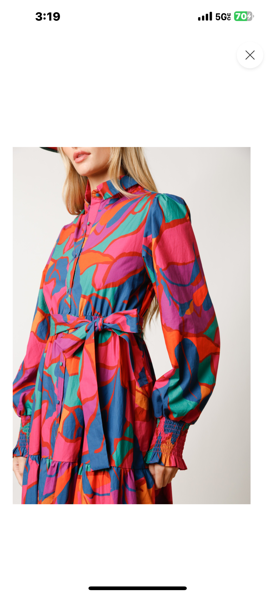 Button Down Shirts Maxi Dress - Tax Included