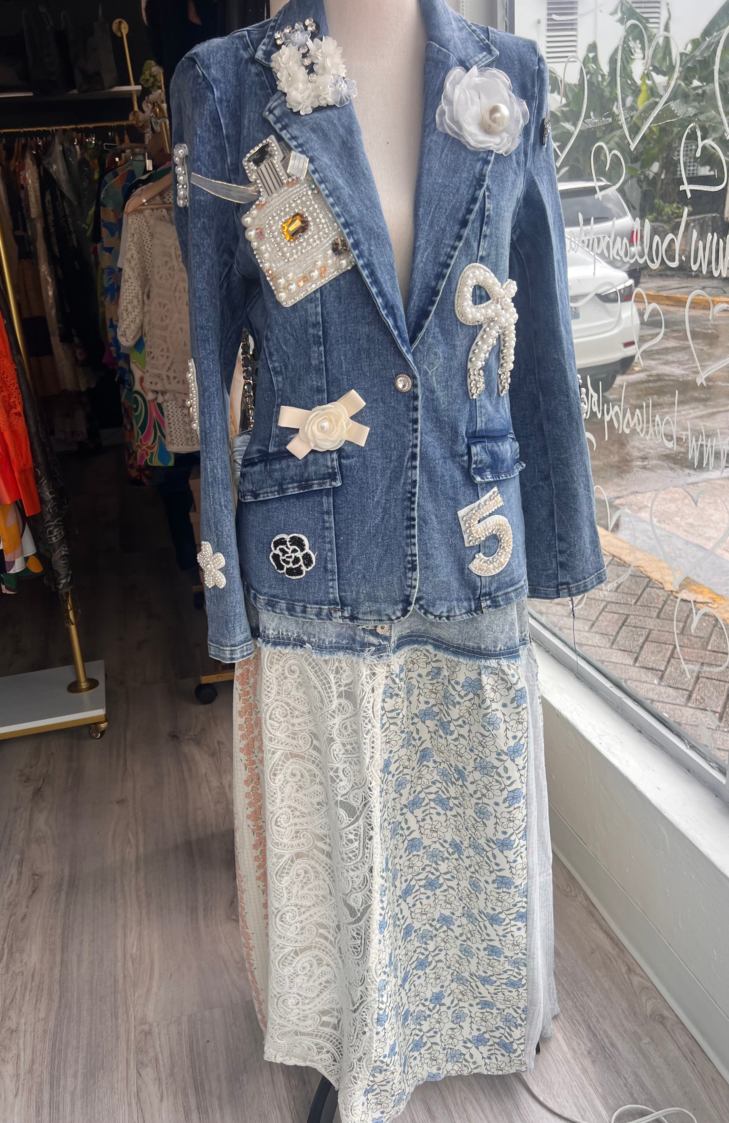 Like Channel Denim Blazer - True to size