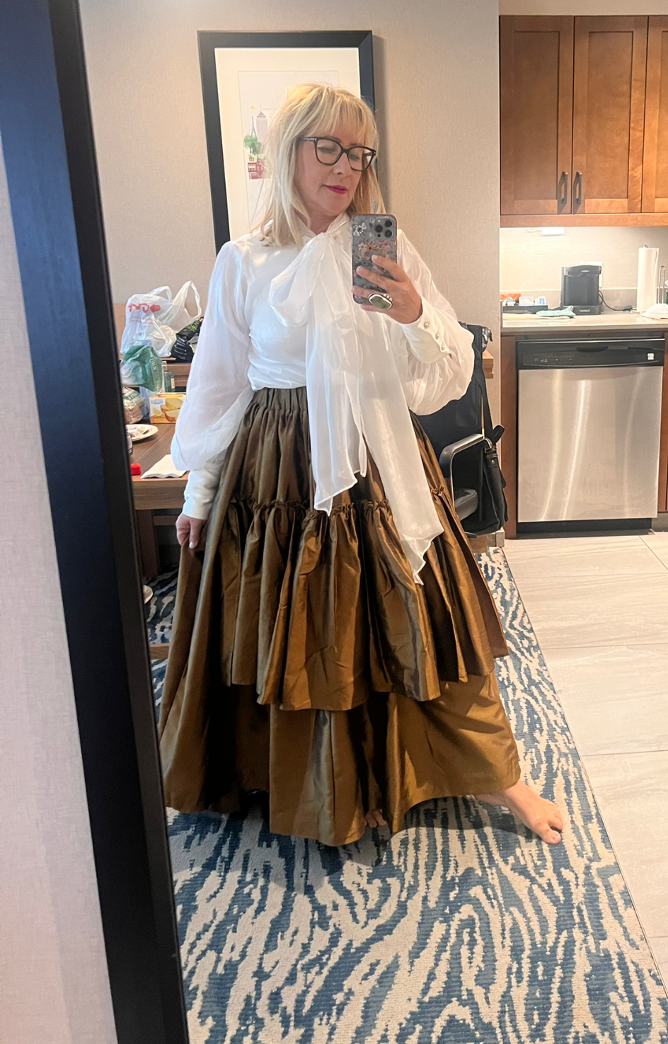 Fine Organza Boho Chic Bowtie Blouse /Premium Clothing💫 - True to size