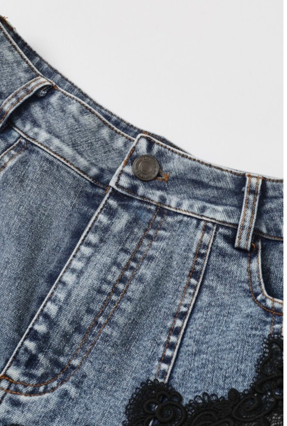 Amelie Denim Contrast Maxi Skirt - True to size - Bella Boutique & Bellasbylola.com