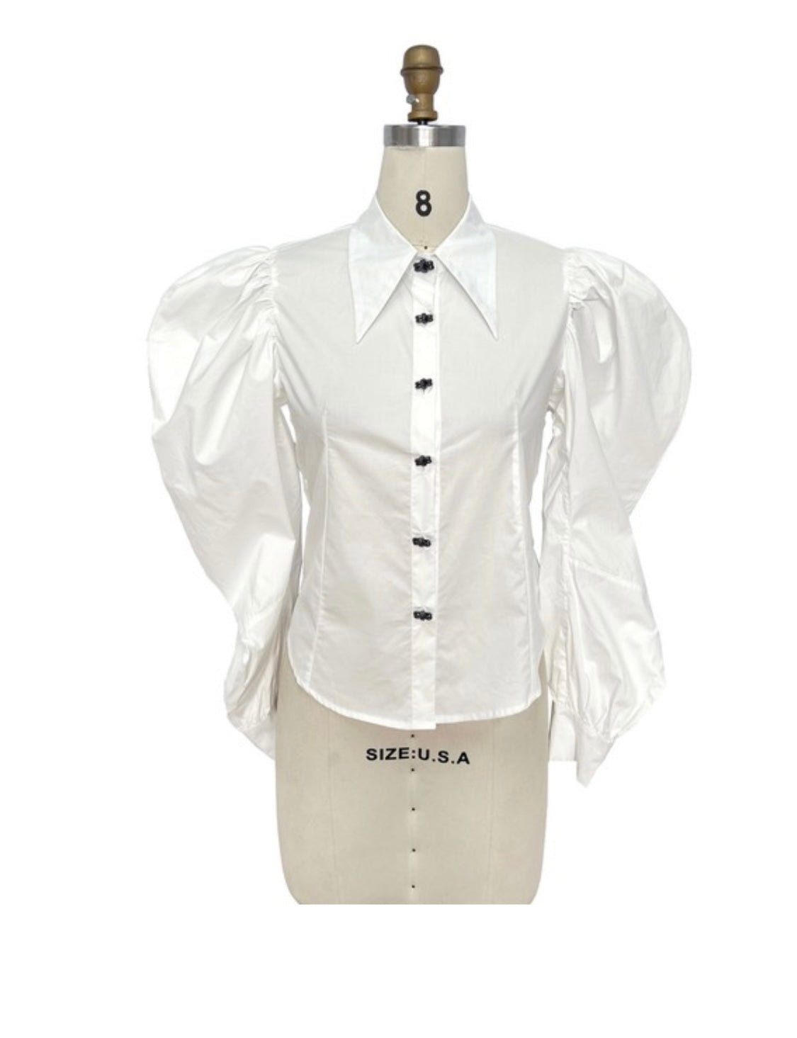 Chic Balloon Long Sleeve Blouse - Bella Boutique & Bellasbylola.com