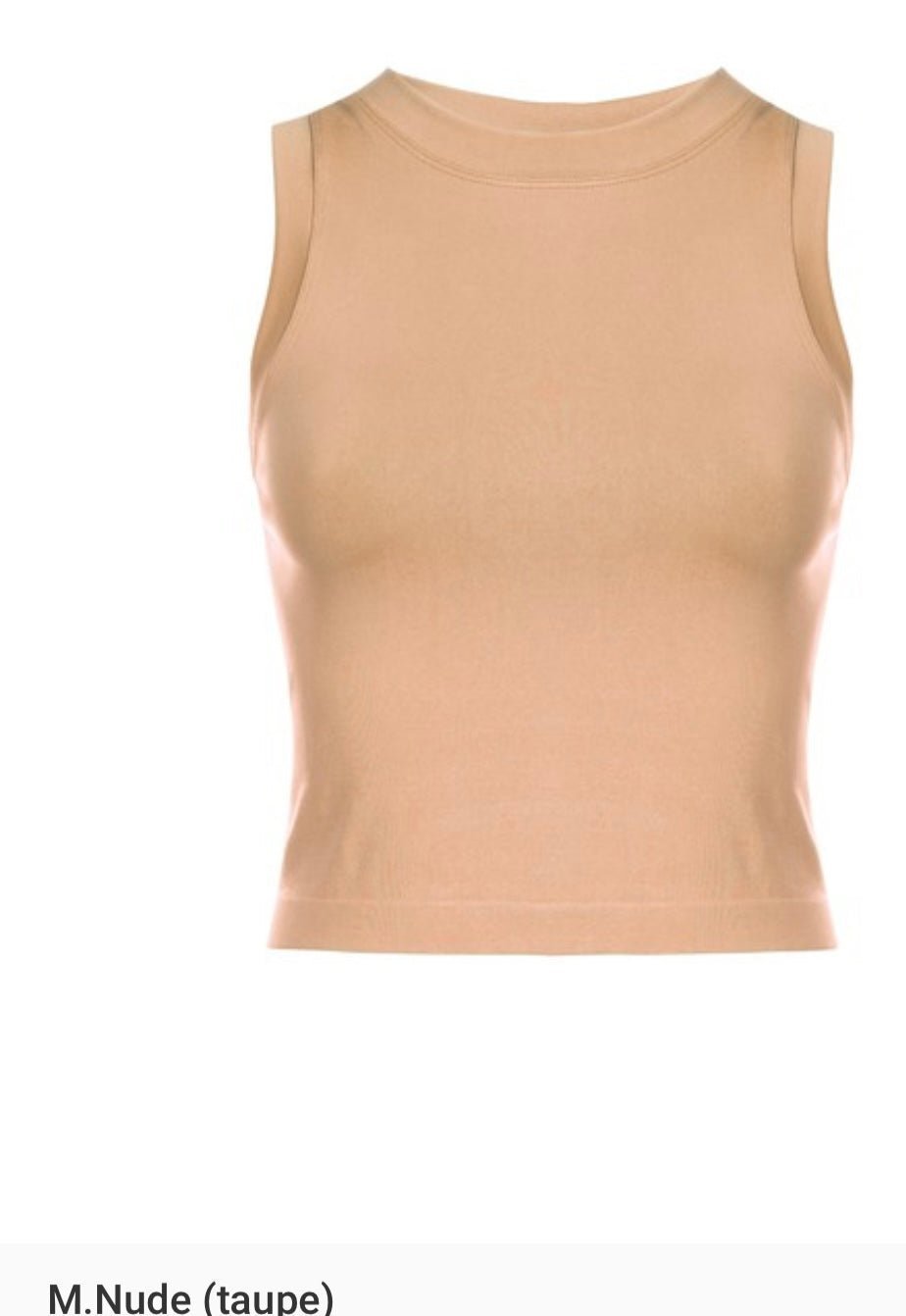 Super Stretchy Seamless Tank - One Size Fits All XS to XL 🌟 - Bella Boutique & Bellasbylola.com