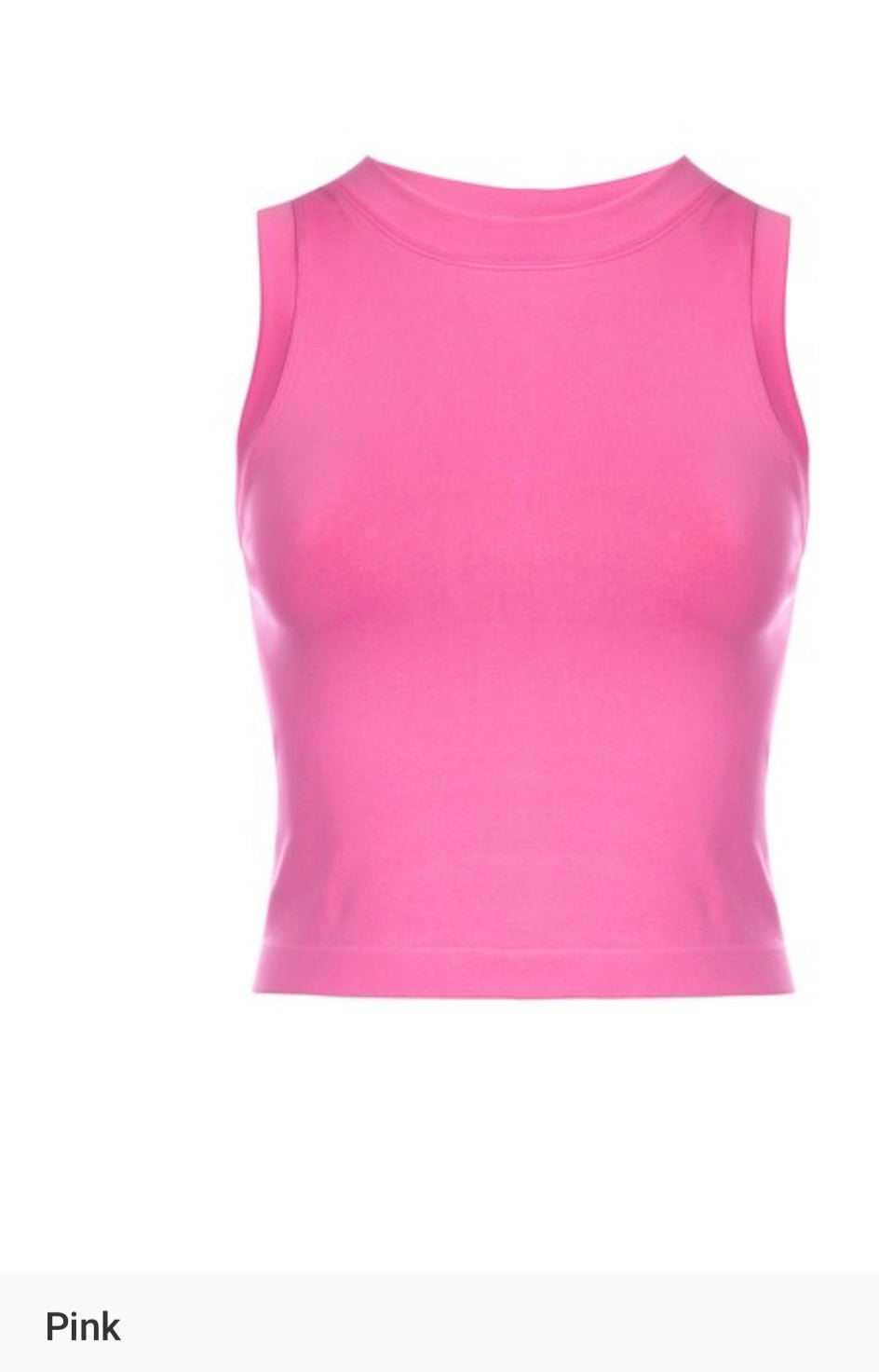 Super Stretchy Seamless Tank - One Size Fits All XS to XL 🌟 - Bella Boutique & Bellasbylola.com