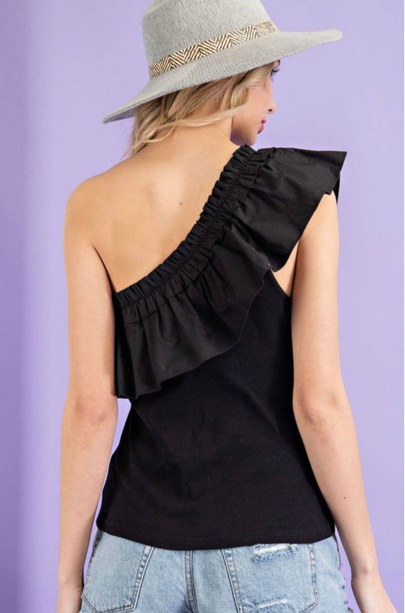 Maritza One Shoulder (2 colors) - Bella Boutique & Bellasbylola.com
