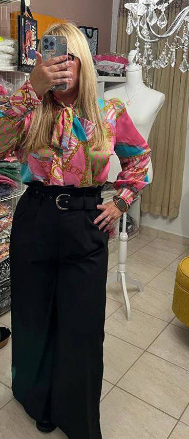 Black Paperbag Palazzo Pants - Maxi Style - Bella Boutique & Bellasbylola.com
