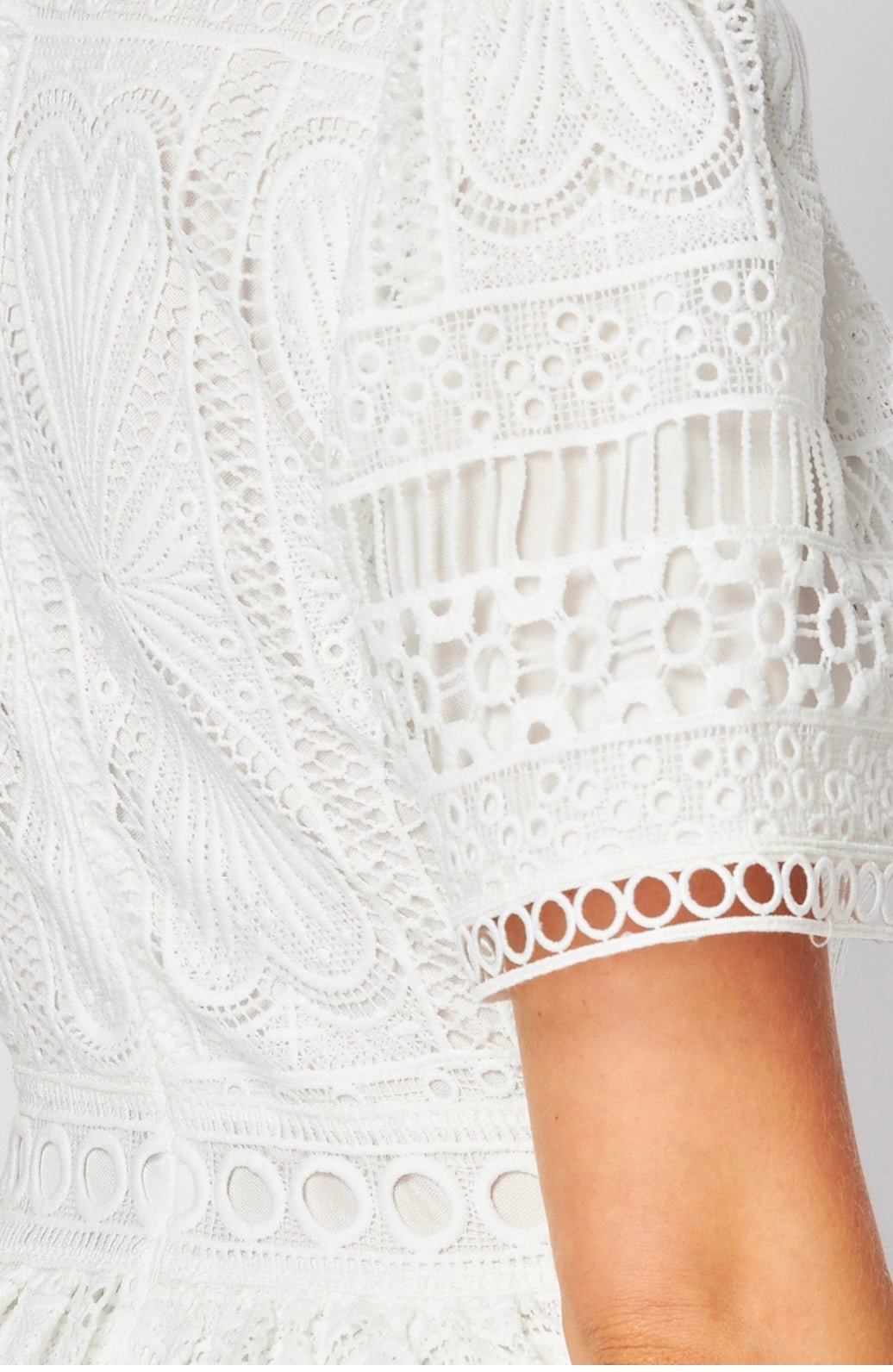 Blanco Crochet Midi Dress - New ✨ - Bella Boutique & Bellasbylola.com