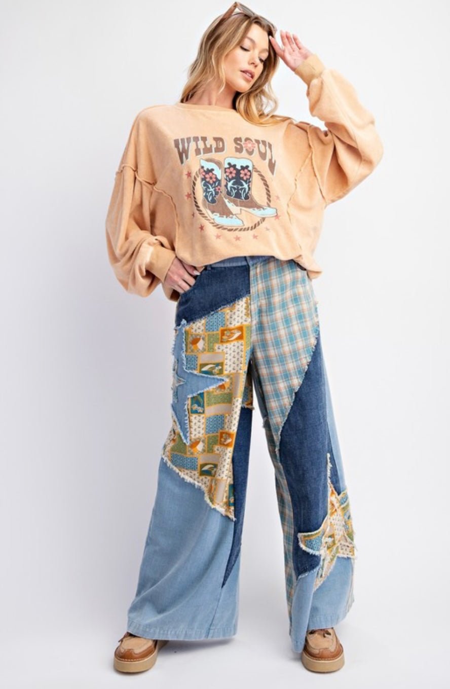 Blue Star Pants - New 🌟 In store & online - True to size - Bella Boutique & Bellasbylola.com