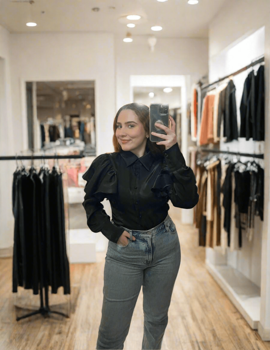 Boho Ruffle Long Sleeve Blouse π Assorted Colors - Bella Boutique & Bellasbylola.com