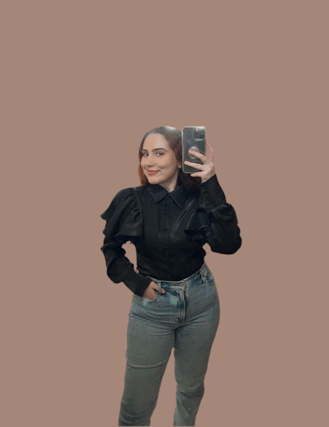 Boho Ruffle Long Sleeve Blouse π Assorted Colors - Bella Boutique & Bellasbylola.com