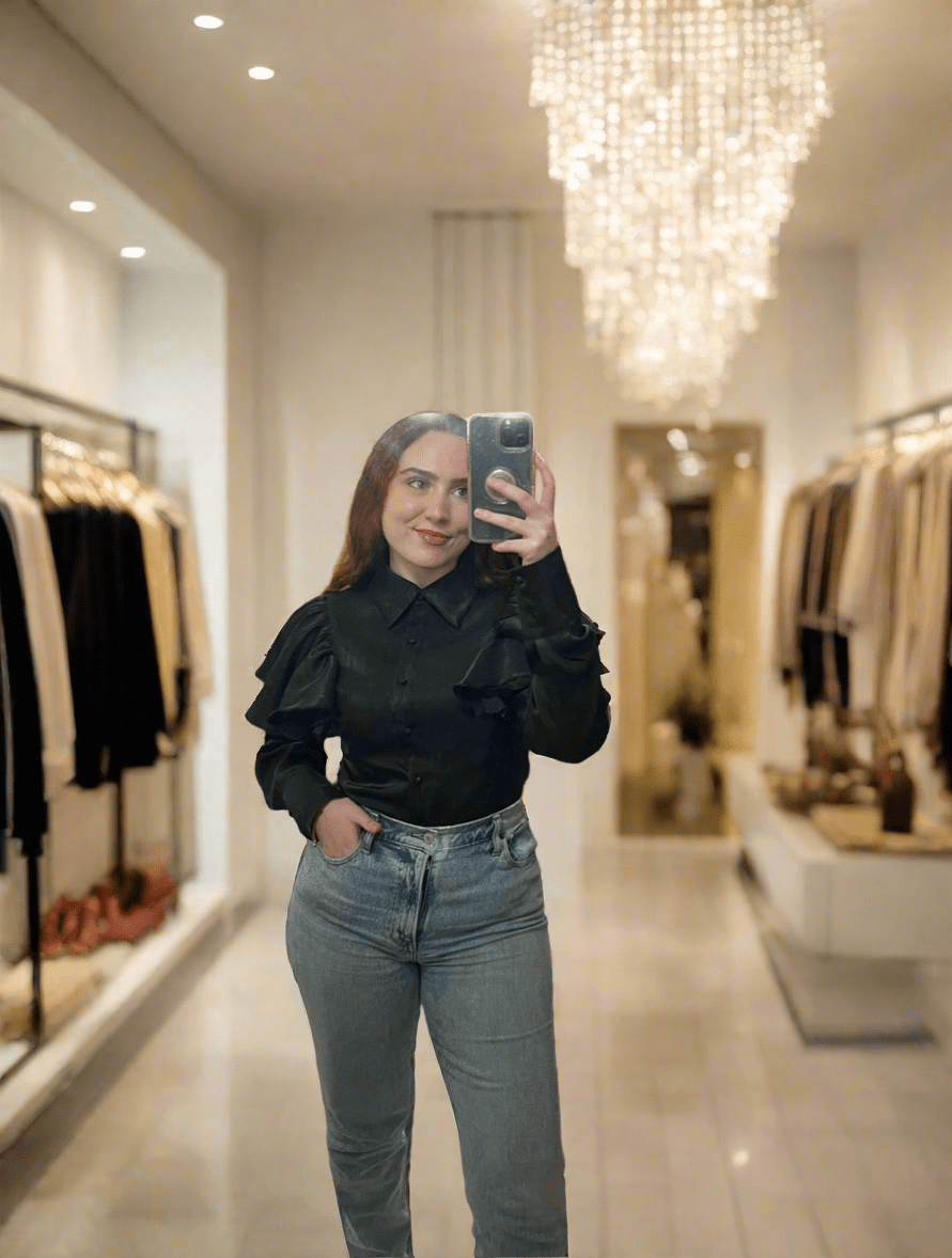 Boho Ruffle Long Sleeve Blouse π Assorted Colors - Bella Boutique & Bellasbylola.com