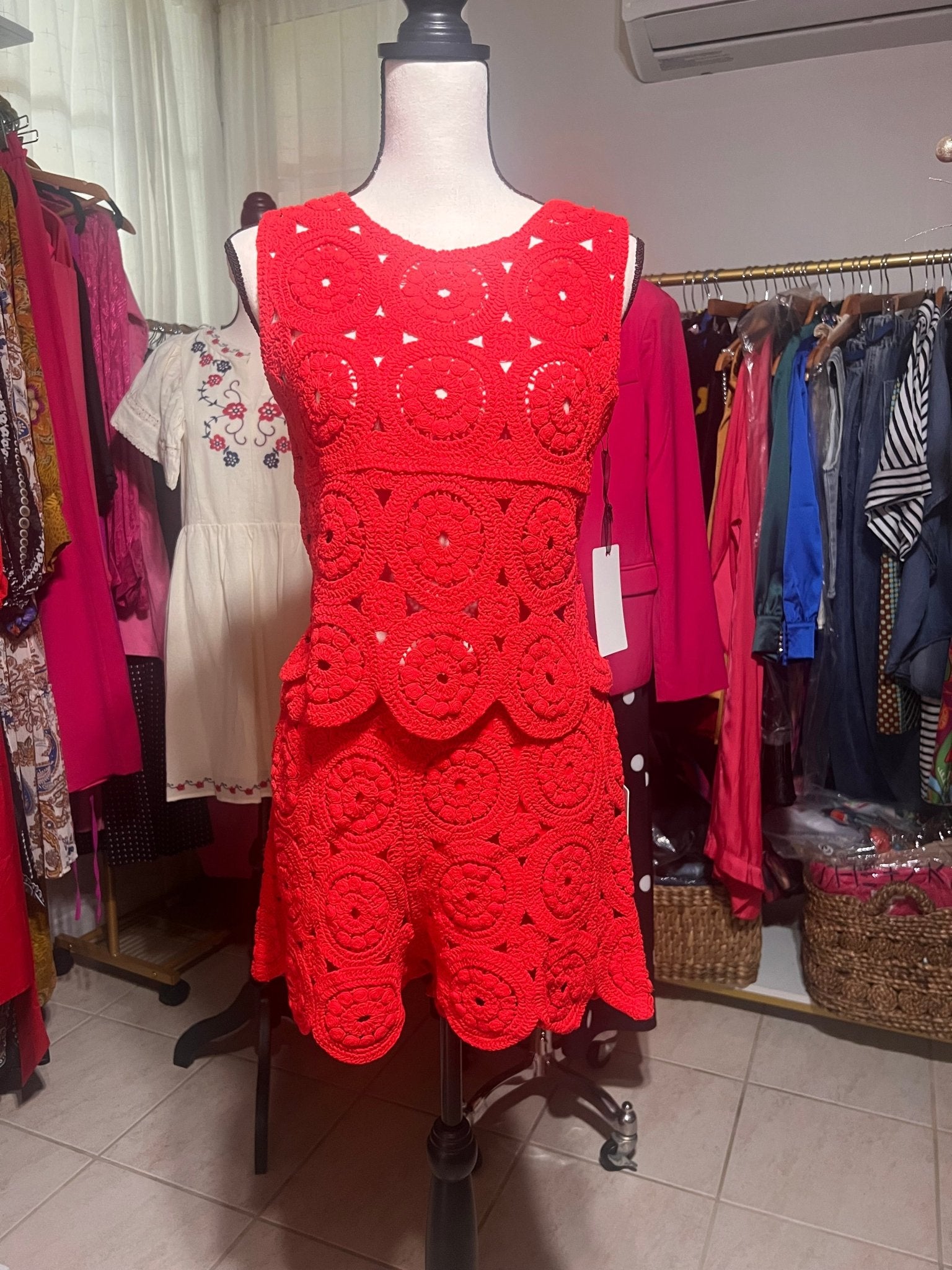 Boho Chic Crochet Top & Shorts Set - Bella Boutique & Bellasbylola.com