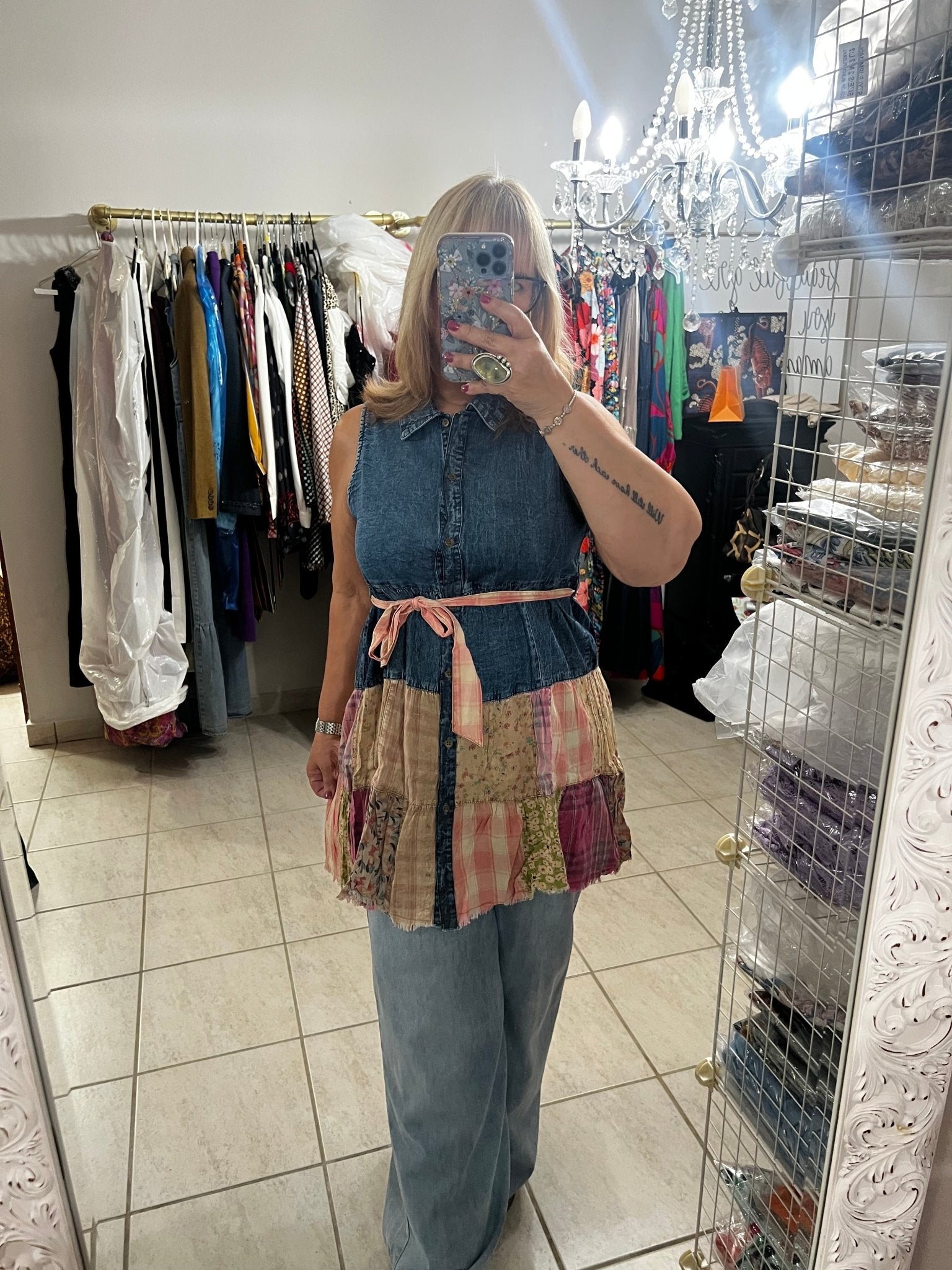 Chic Denim Shirt Dress - Boho Style - Bella Boutique & Bellasbylola.com