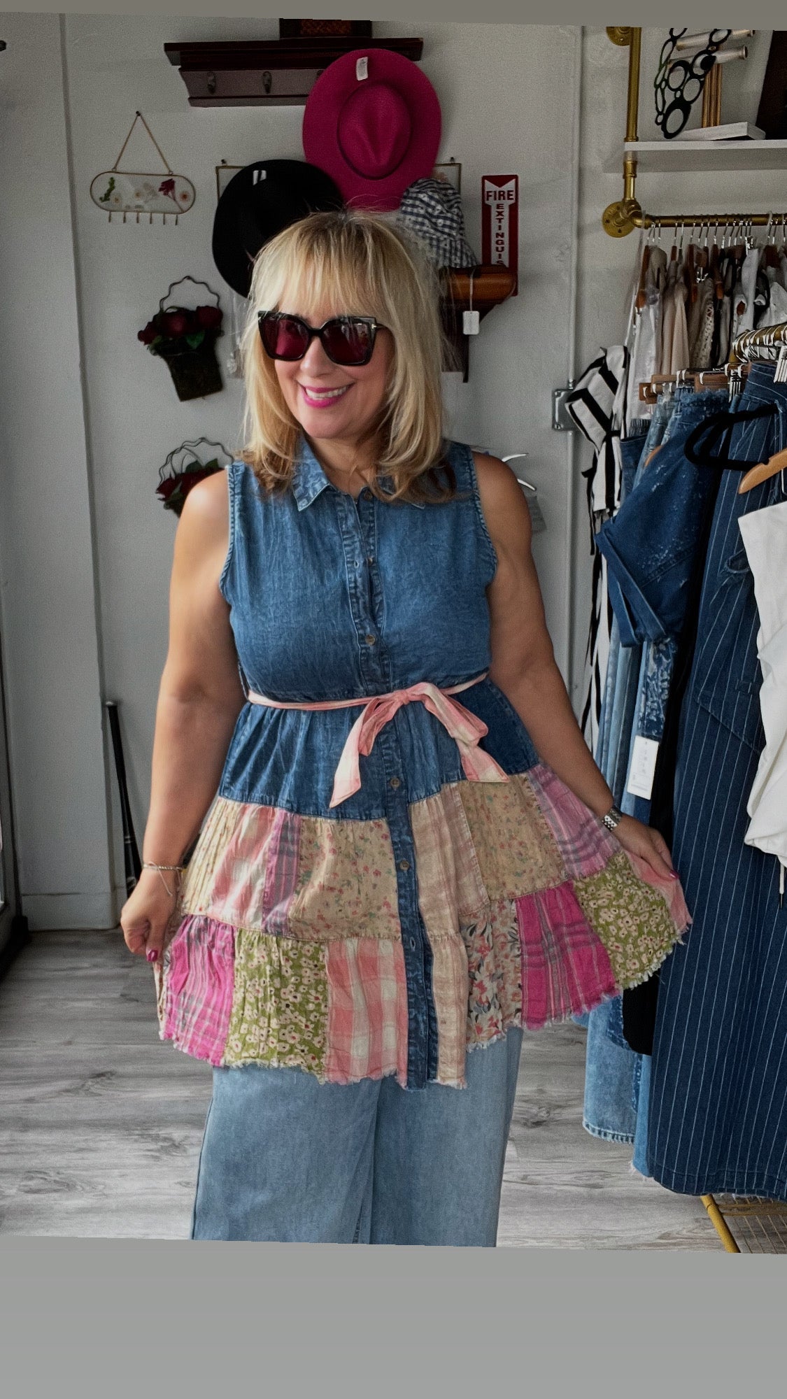 Chic Denim Shirt Dress - Boho Style - Bella Boutique & Bellasbylola.com