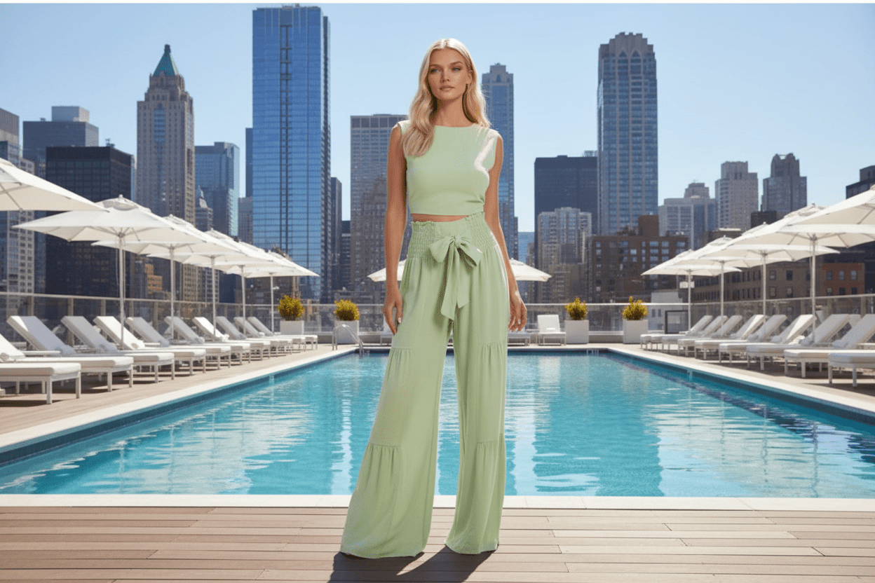 Boho Mint Linen Pants - Bella Boutique & Bellasbylola.com