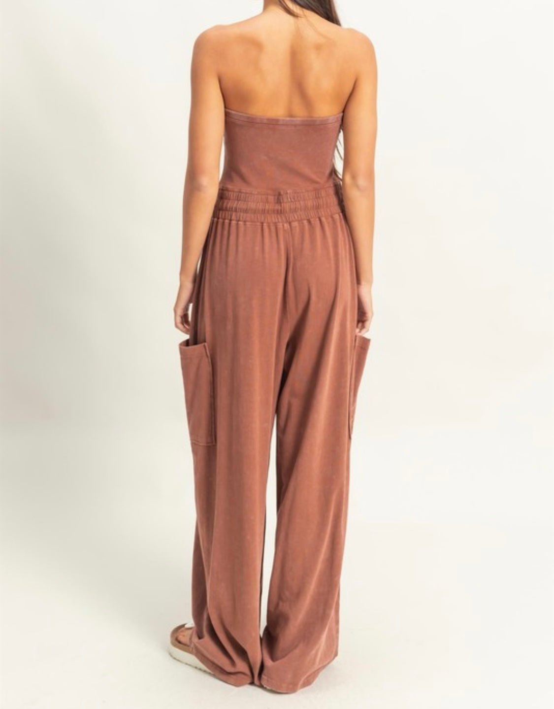 Breezy Tube Top Jumpsuit: Effortless Style for Sunny Days & Cool Nights - Bella Boutique & Bellasbylola.com