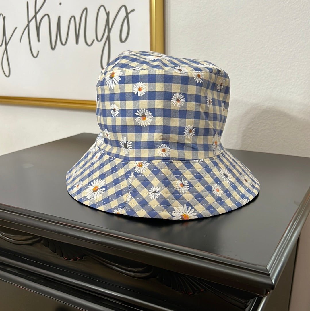 Flower Gingham Bucket Hat: The Ultimate Wardrobe Must-Have! - Bella Boutique & Bellasbylola.com