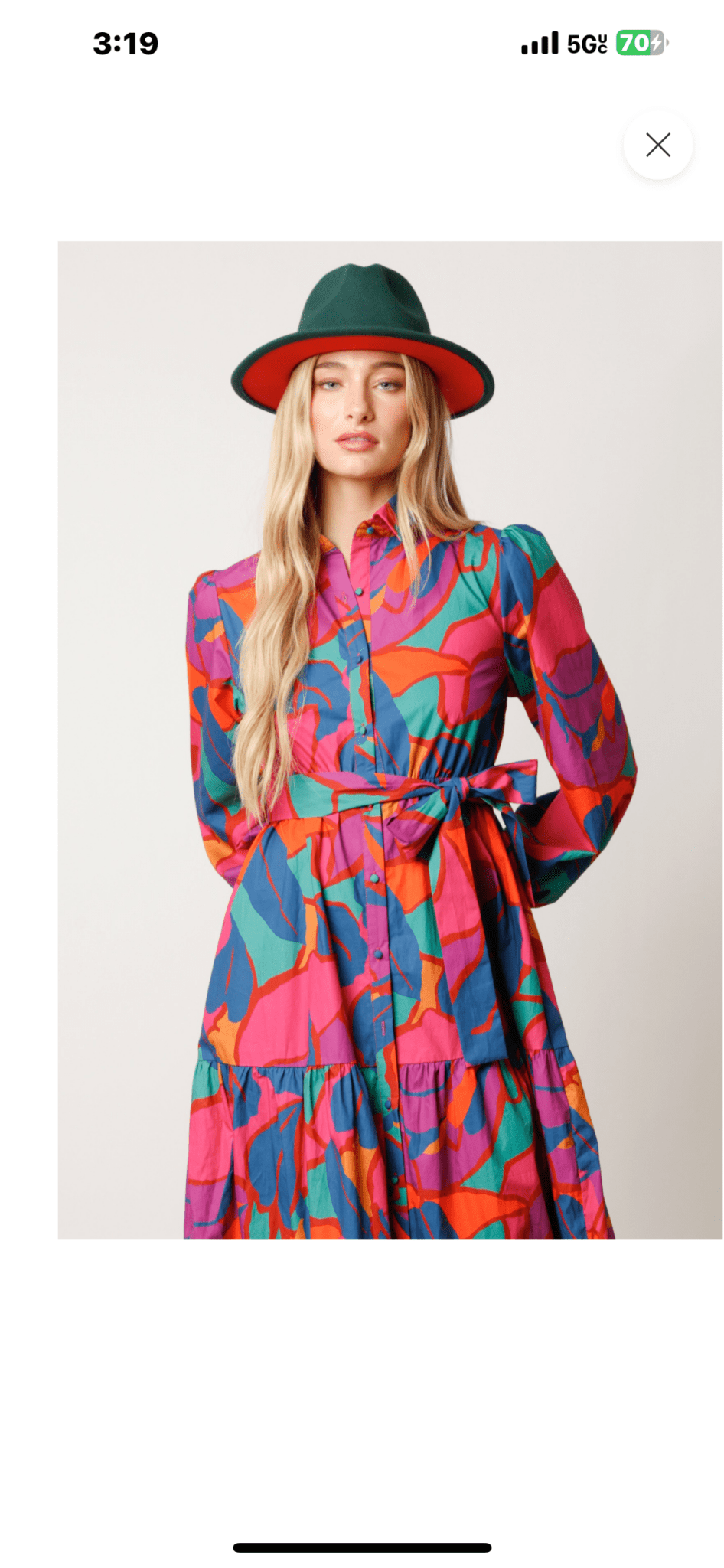 Colorful Button Down Maxi Shirt Dress - Bella Boutique & Bellasbylola.com