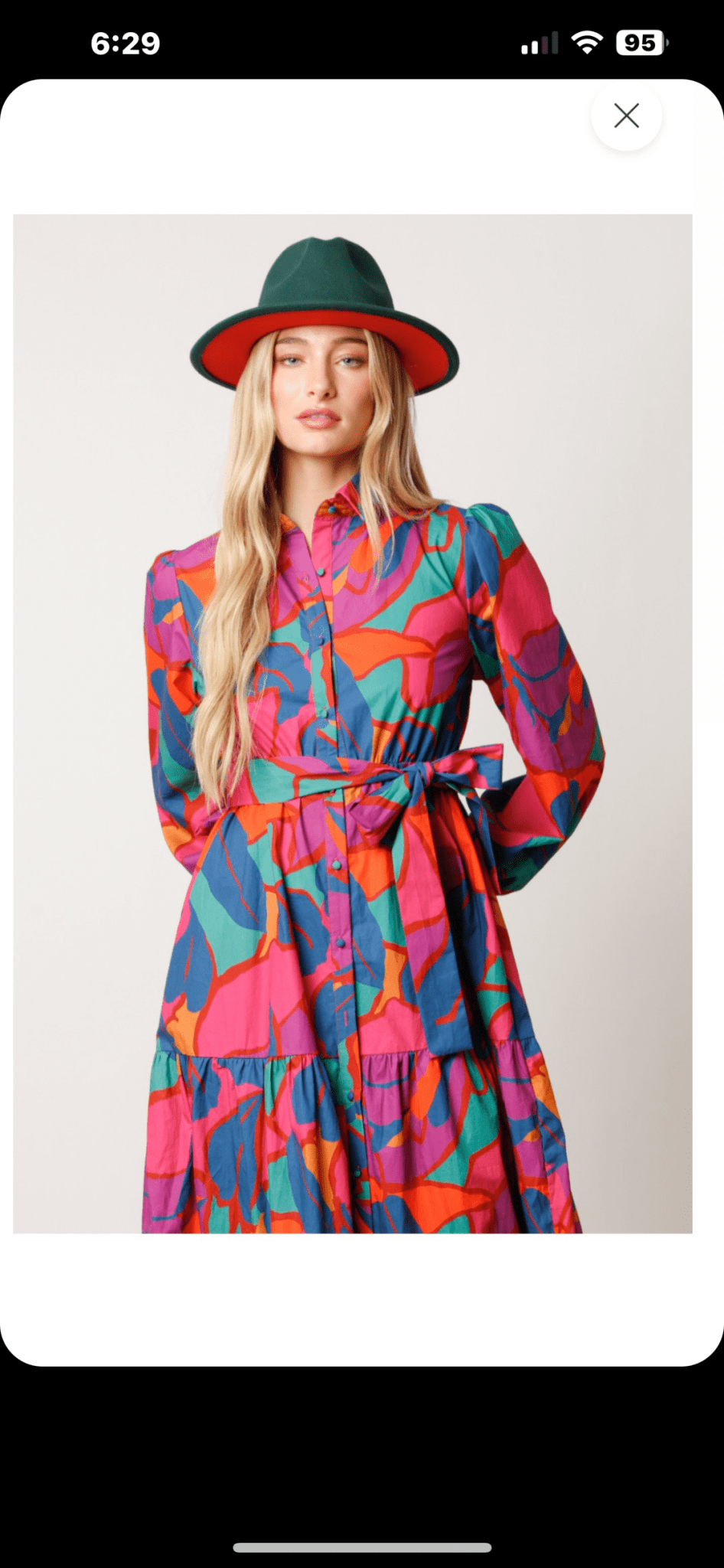 Colorful Button Down Maxi Shirt Dress - Bella Boutique & Bellasbylola.com