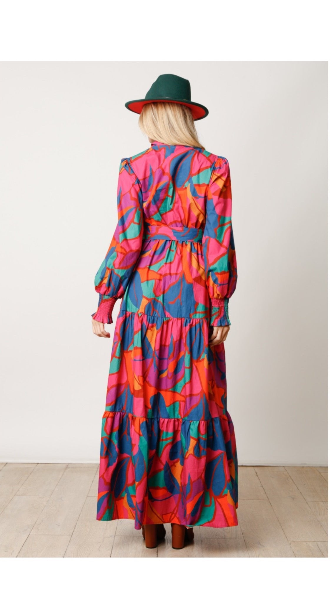 Colorful Button Down Maxi Shirt Dress - Bella Boutique & Bellasbylola.com