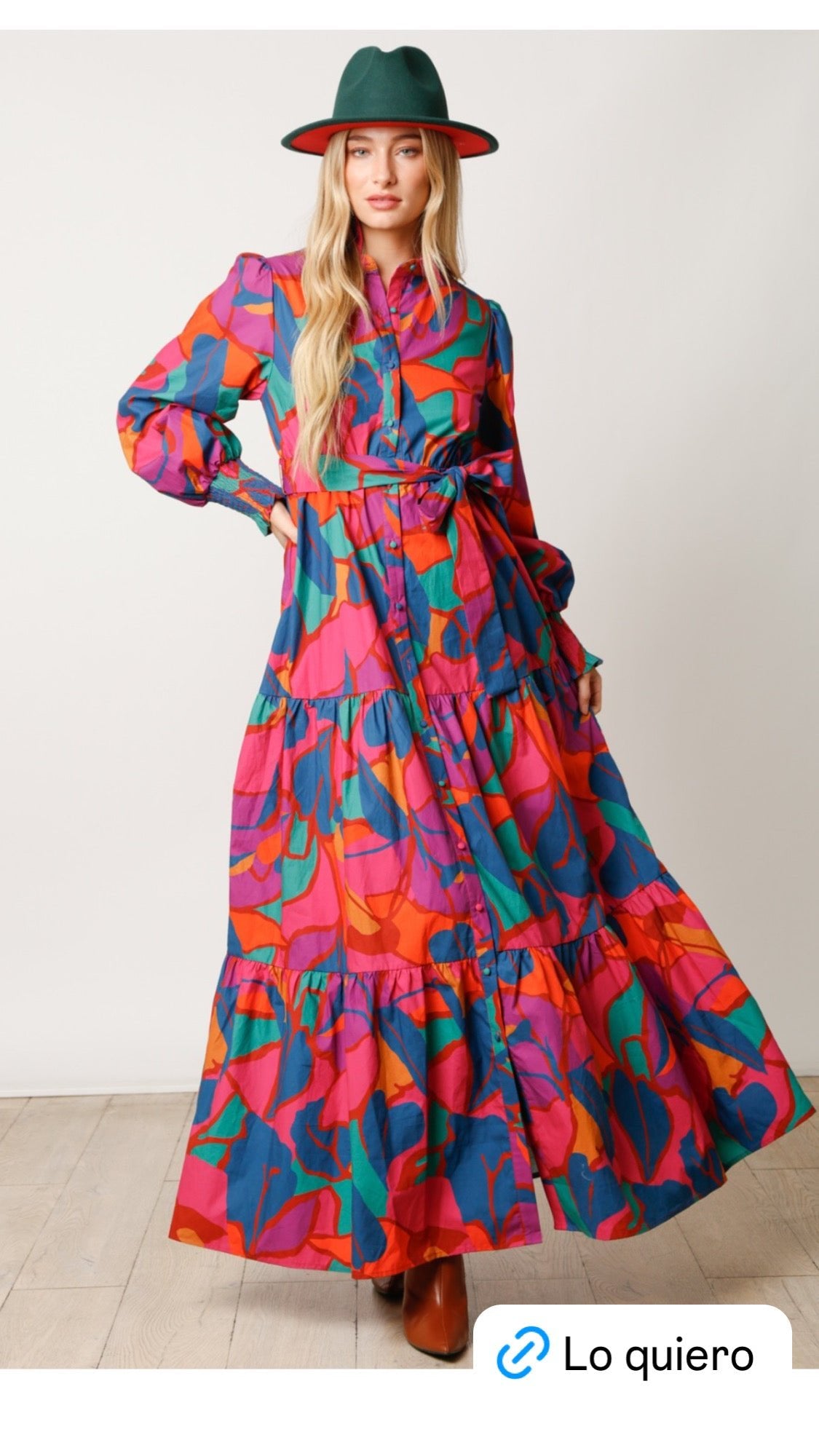 Colorful Button Down Maxi Shirt Dress - Bella Boutique & Bellasbylola.com