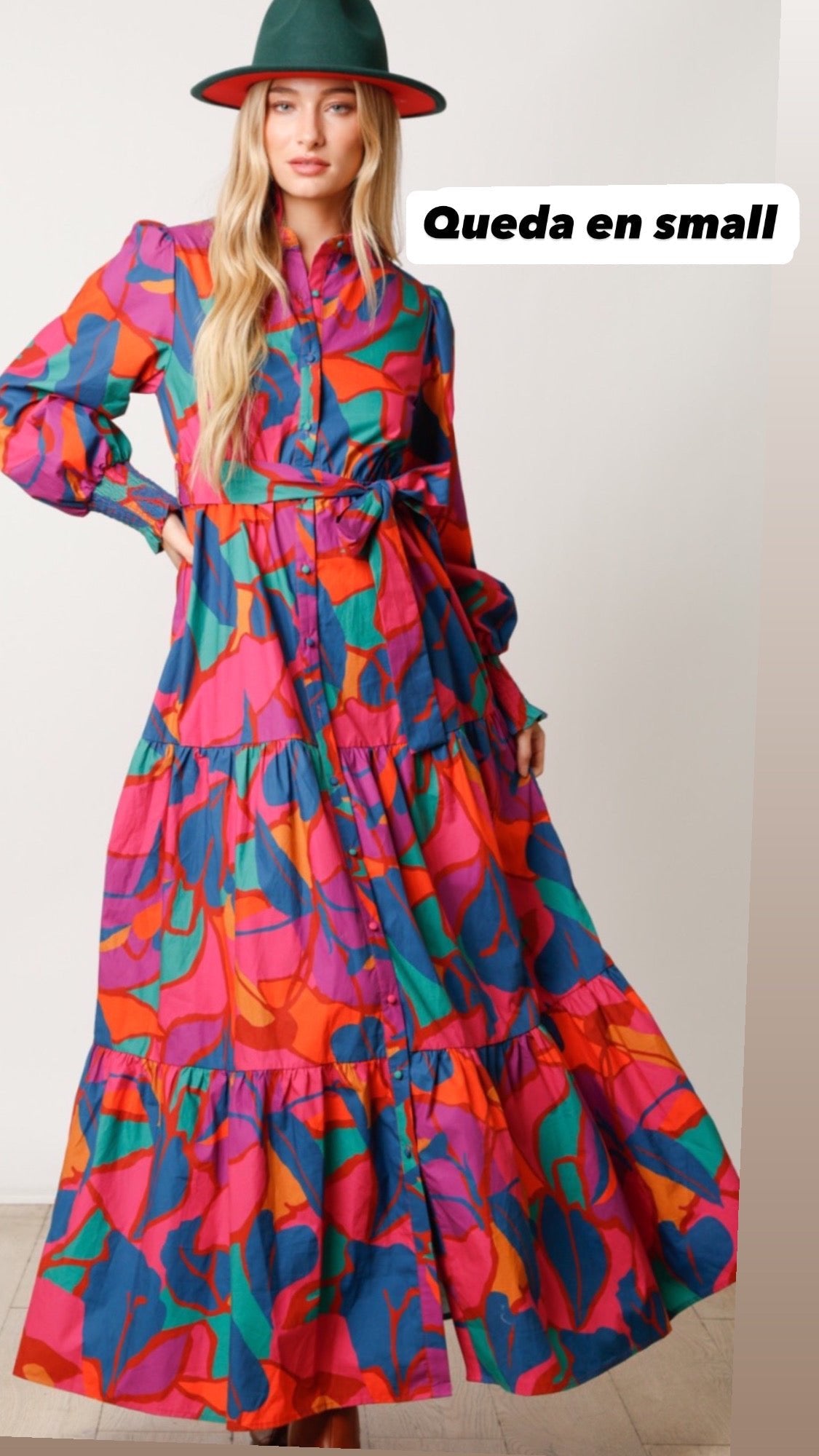 Colorful Button Down Maxi Shirt Dress - Bella Boutique & Bellasbylola.com