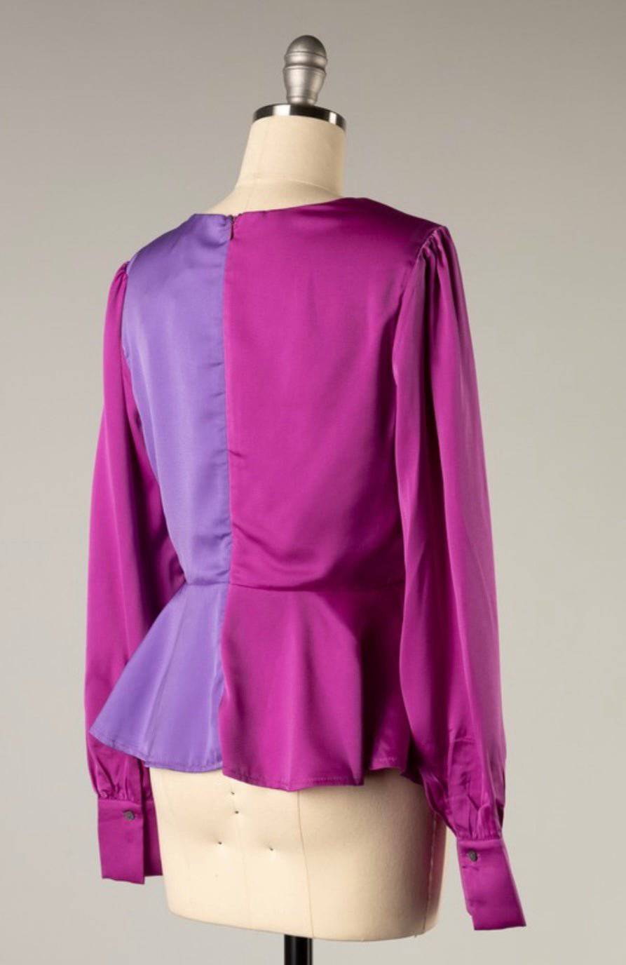 Catalina Fuschia/ Lavender Top - Bella Boutique & Bellasbylola.com