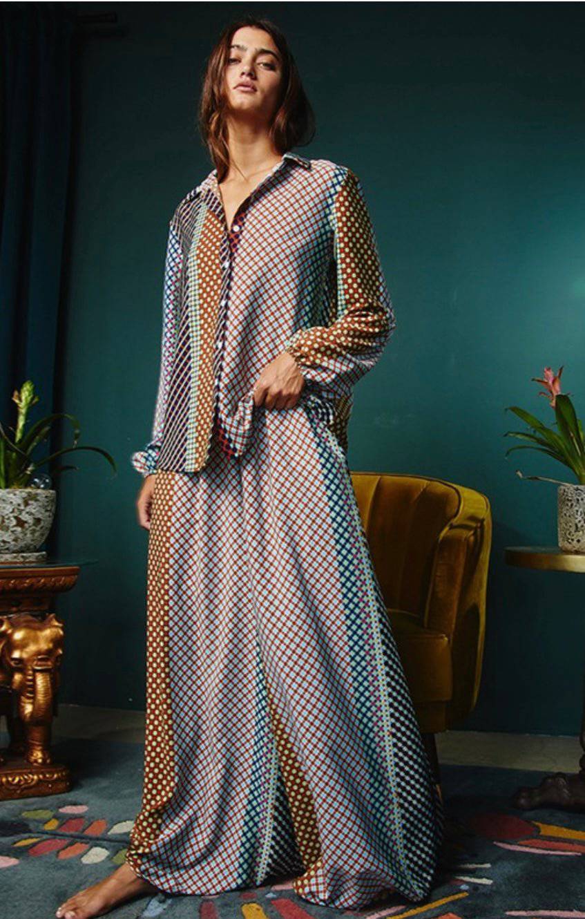 Smocked Waist Wide Leg Pants - 100% Polyester - True to Size - Bella Boutique & Bellasbylola.com