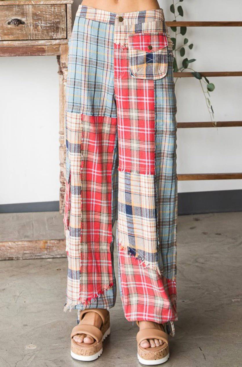 Colors Patch Pants (2 colors) - Premium Clothing π« - Bella Boutique & Bellasbylola.com