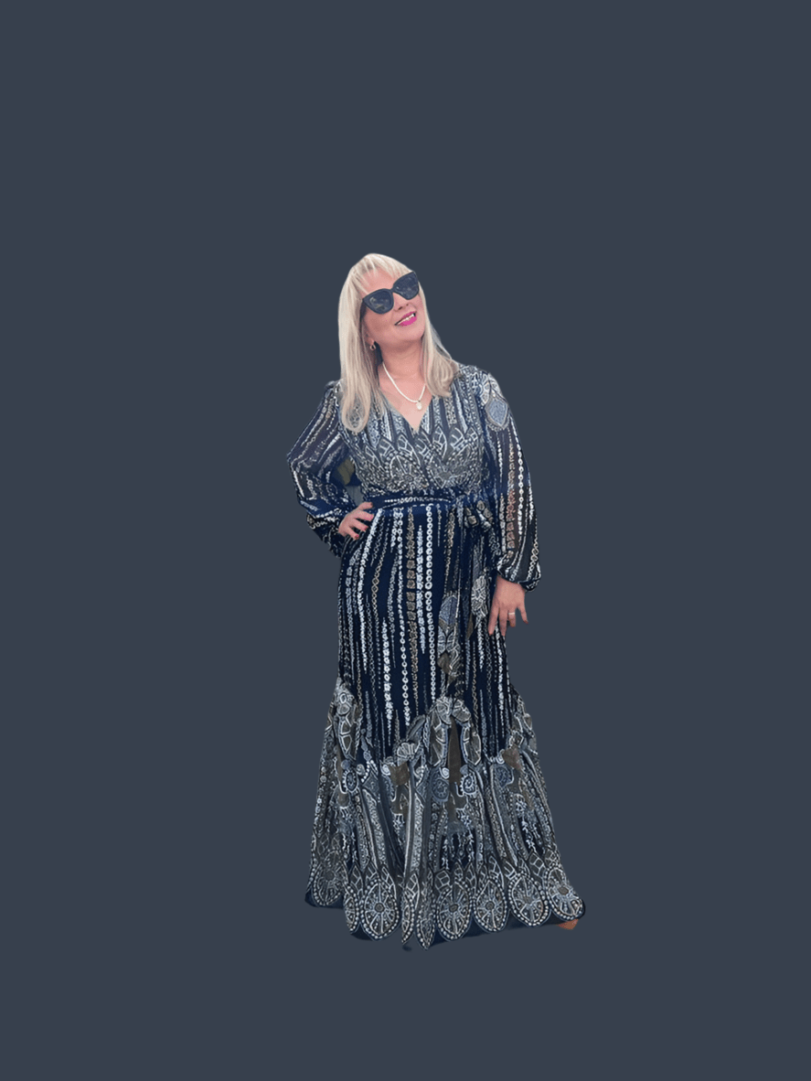 Print Maxi Dress - True to Size - 100% Polyester - Bella Boutique & Bellasbylola.com