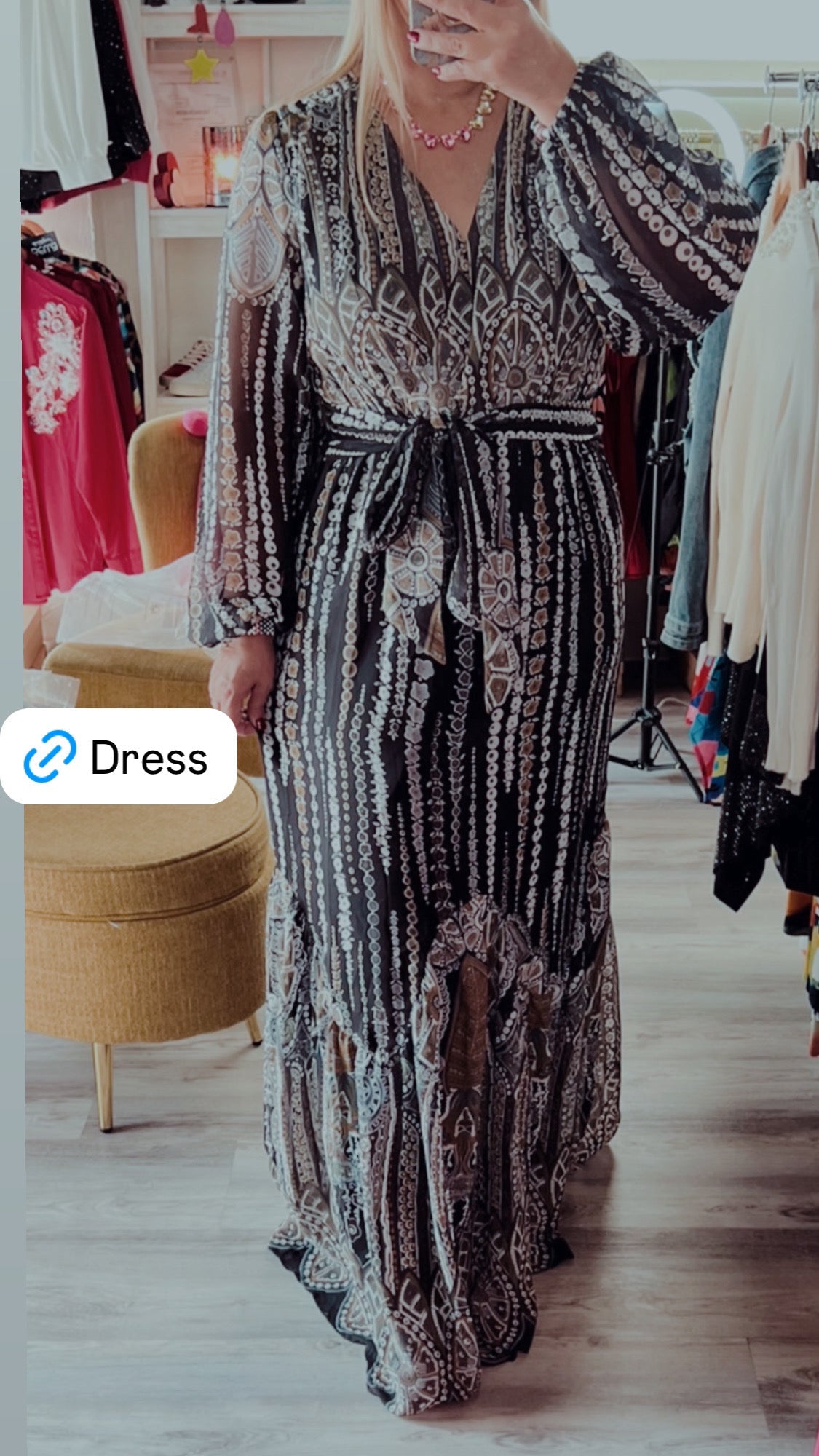 Print Maxi Dress - True to Size - 100% Polyester - Bella Boutique & Bellasbylola.com