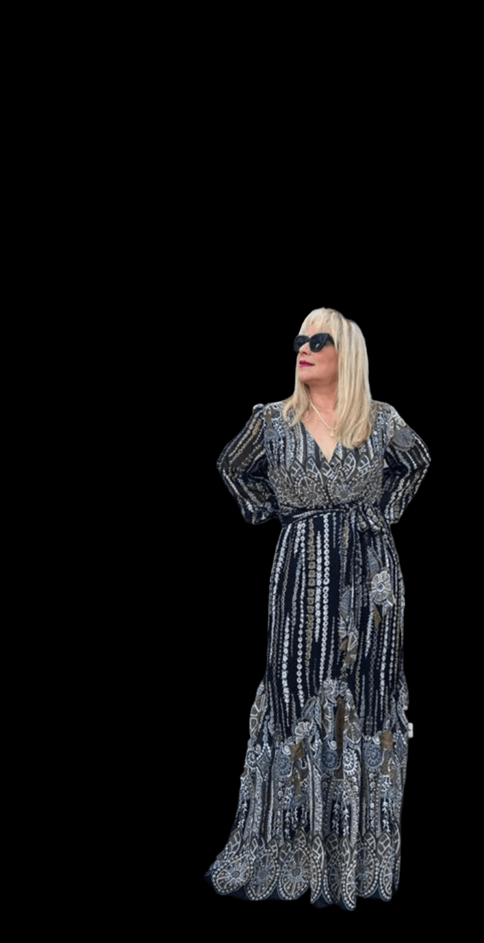 Print Maxi Dress - True to Size - 100% Polyester - Bella Boutique & Bellasbylola.com