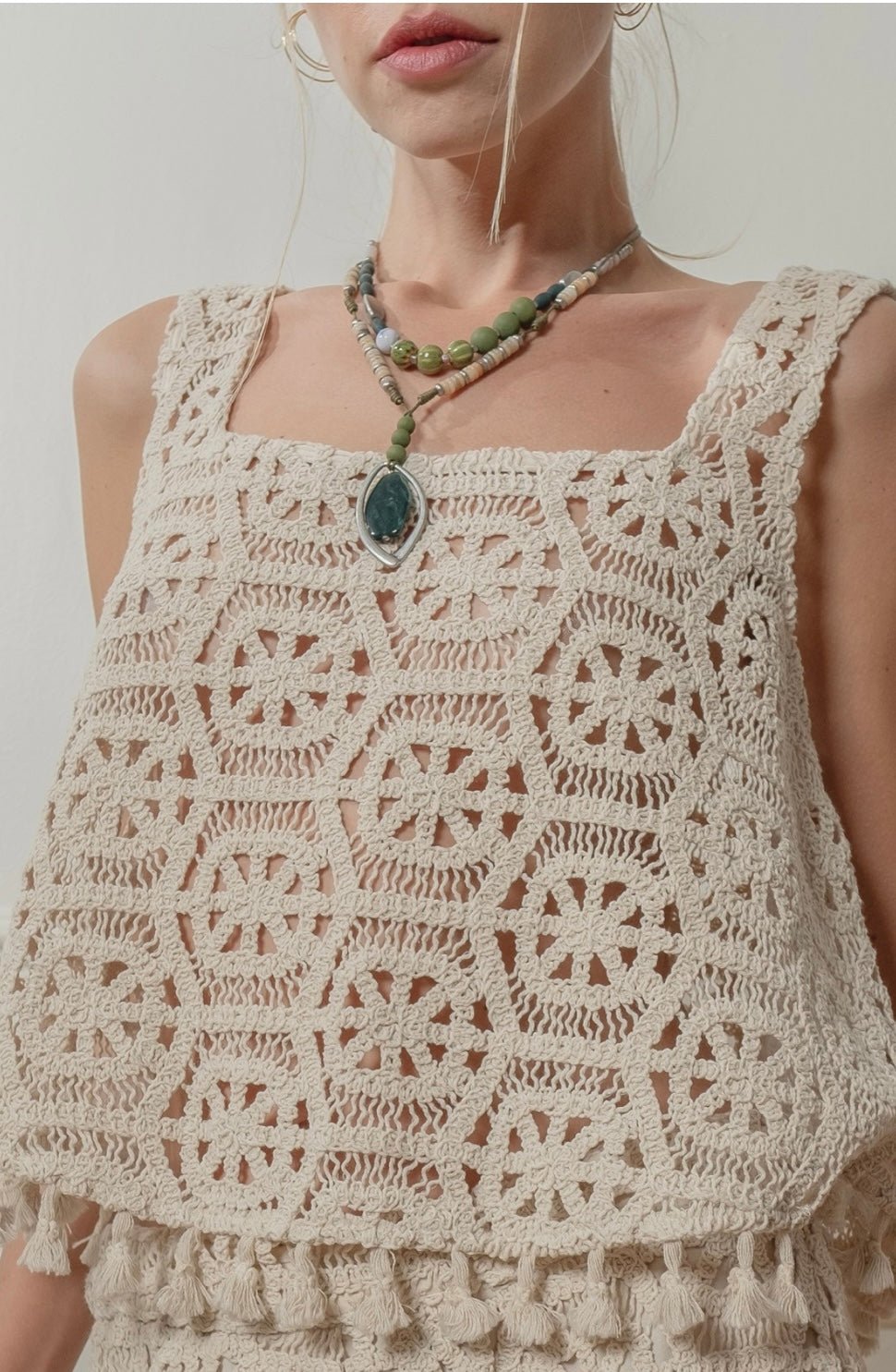 Crochet Set (Top & Pants) - Bella Boutique & Bellasbylola.com