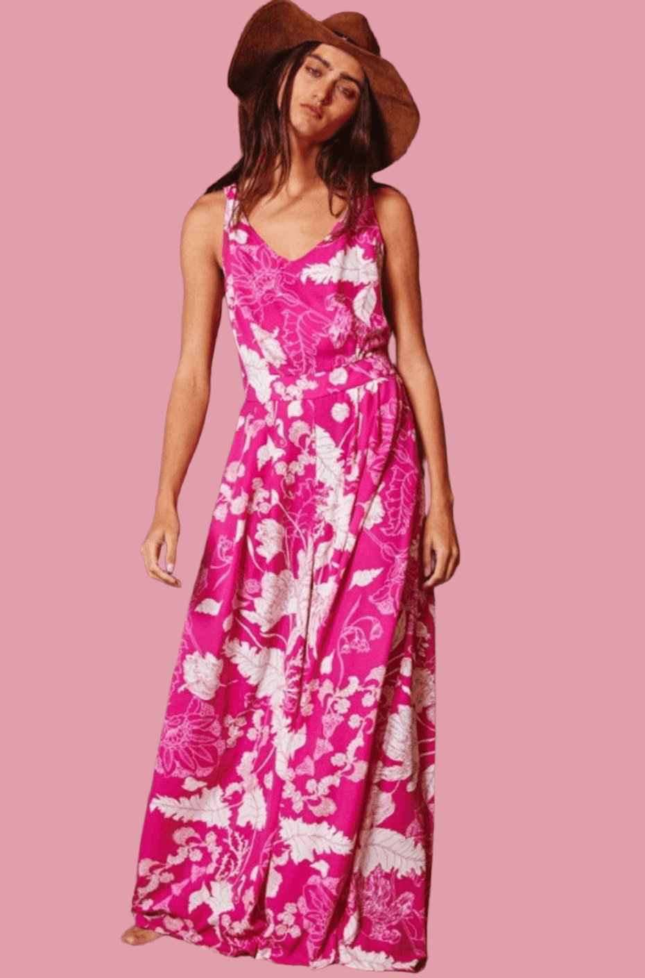 Cross Over The Open Back Wide Leg Jumpsuit - Bella Boutique & Bellasbylola.com