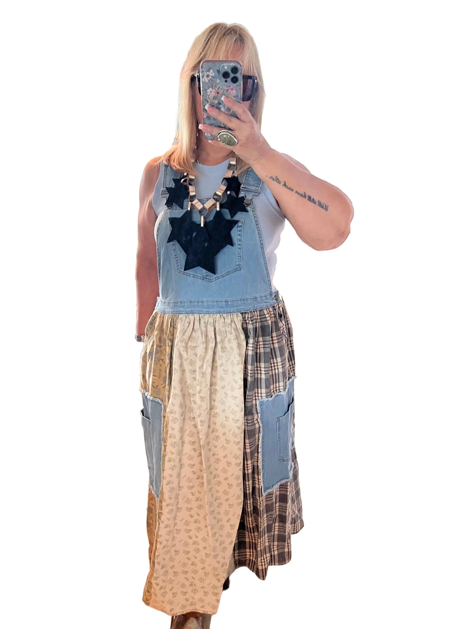 Denim Wash Overall (Skirtalls) for Women - Bella Boutique & Bellasbylola.com