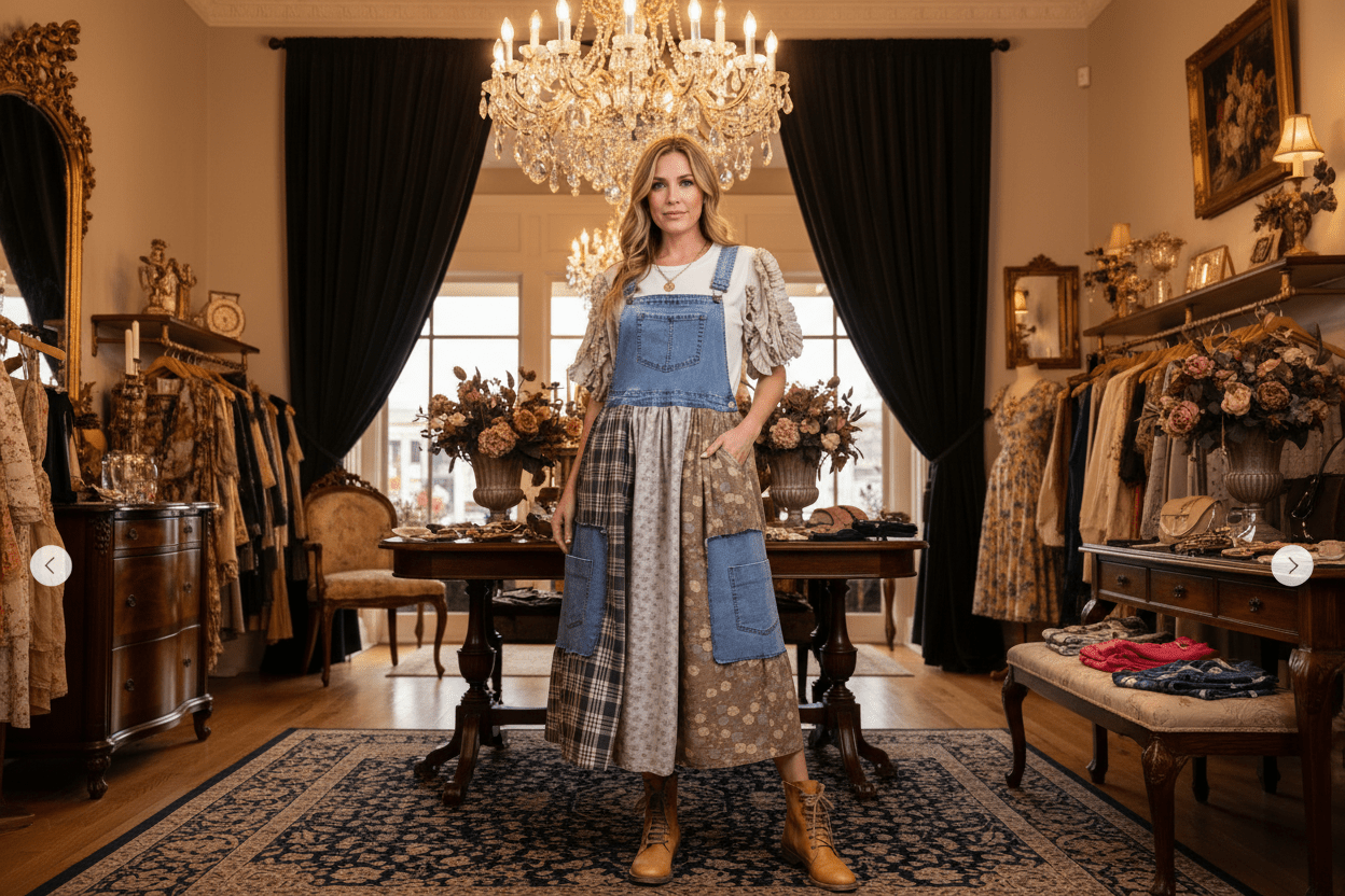 Denim Wash Skirtalls for Women - Bella Boutique & Bellasbylola.com