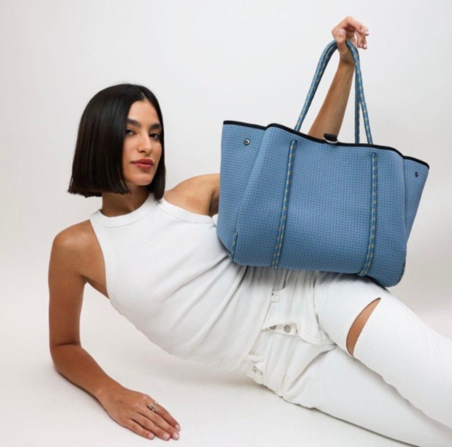 EVERYDAY TOTE BAG STORMY BLUE - PRE ORDER - Bella & Bellasbylola.com