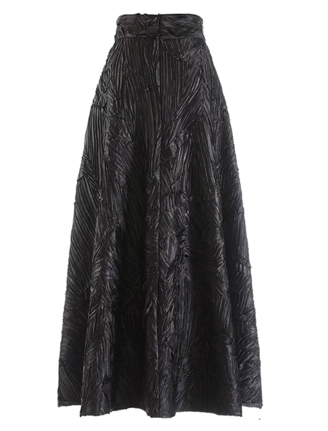 Black Premium Midi Skirt: Elegant Chic Style - Bella Boutique & Bellasbylola.com