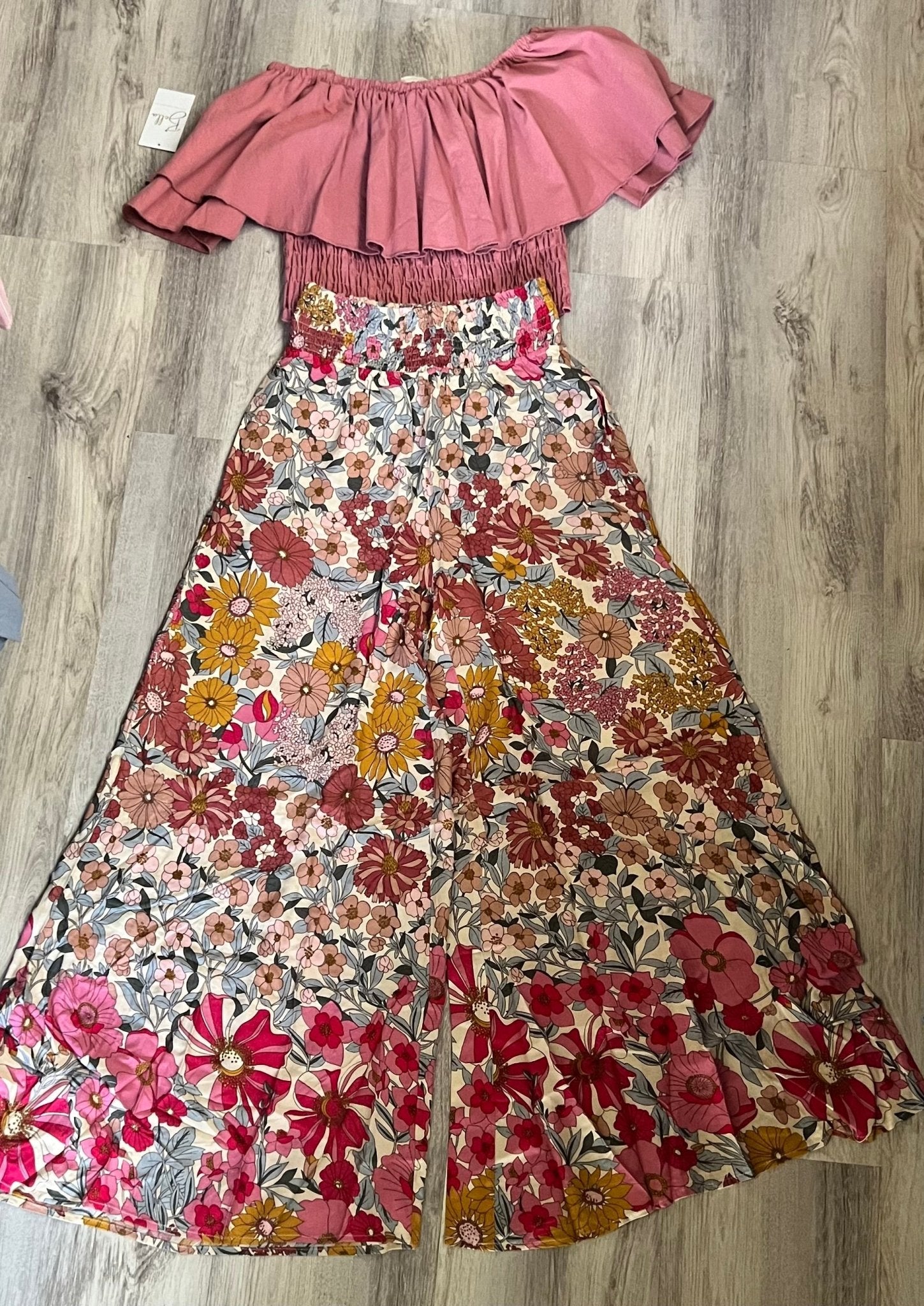 Floral Palazzo - Sparkling New Arrival! - Bella Boutique & Bellasbylola.com