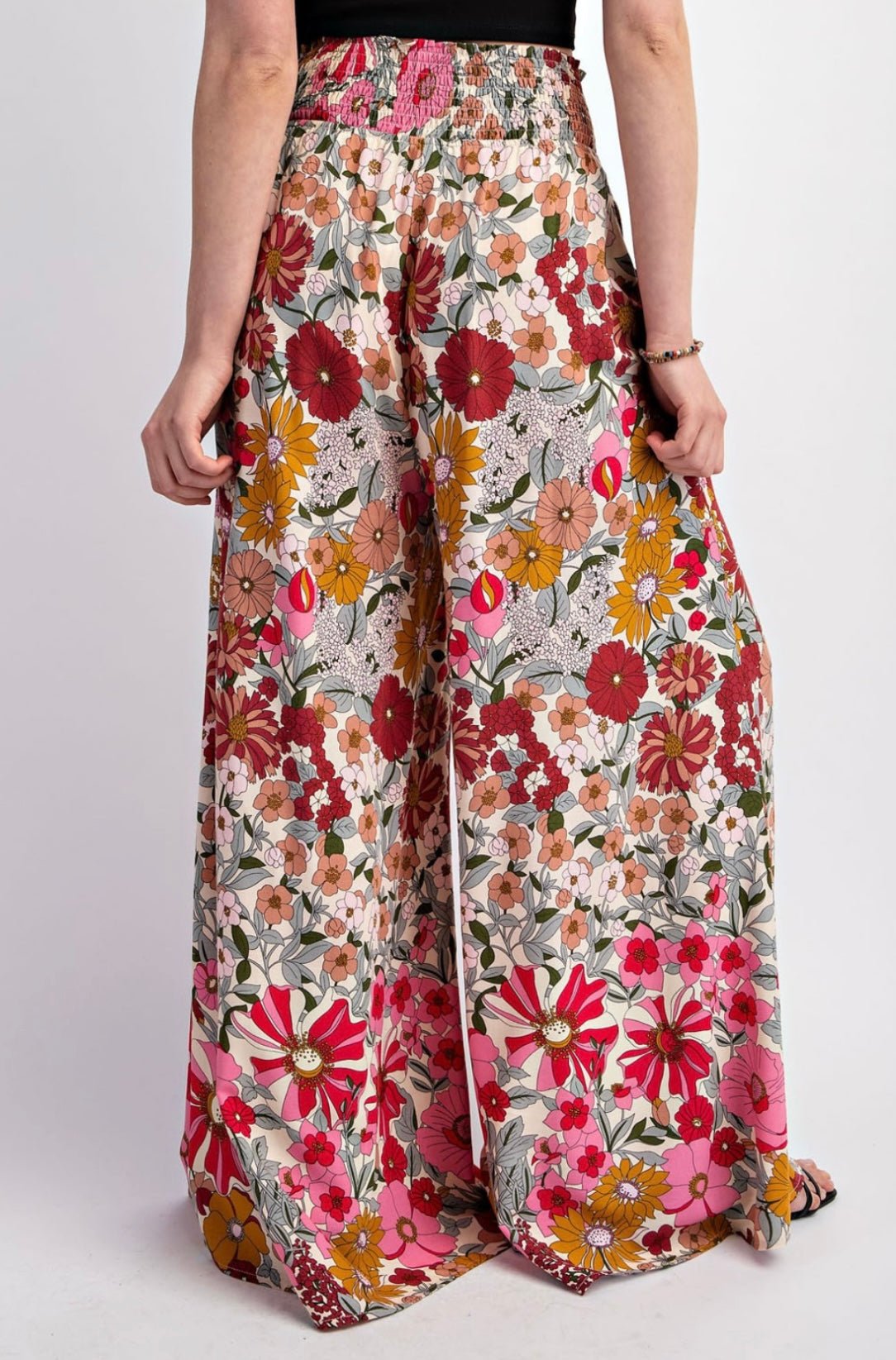 Floral Palazzo - Sparkling New Arrival! - Bella Boutique & Bellasbylola.com